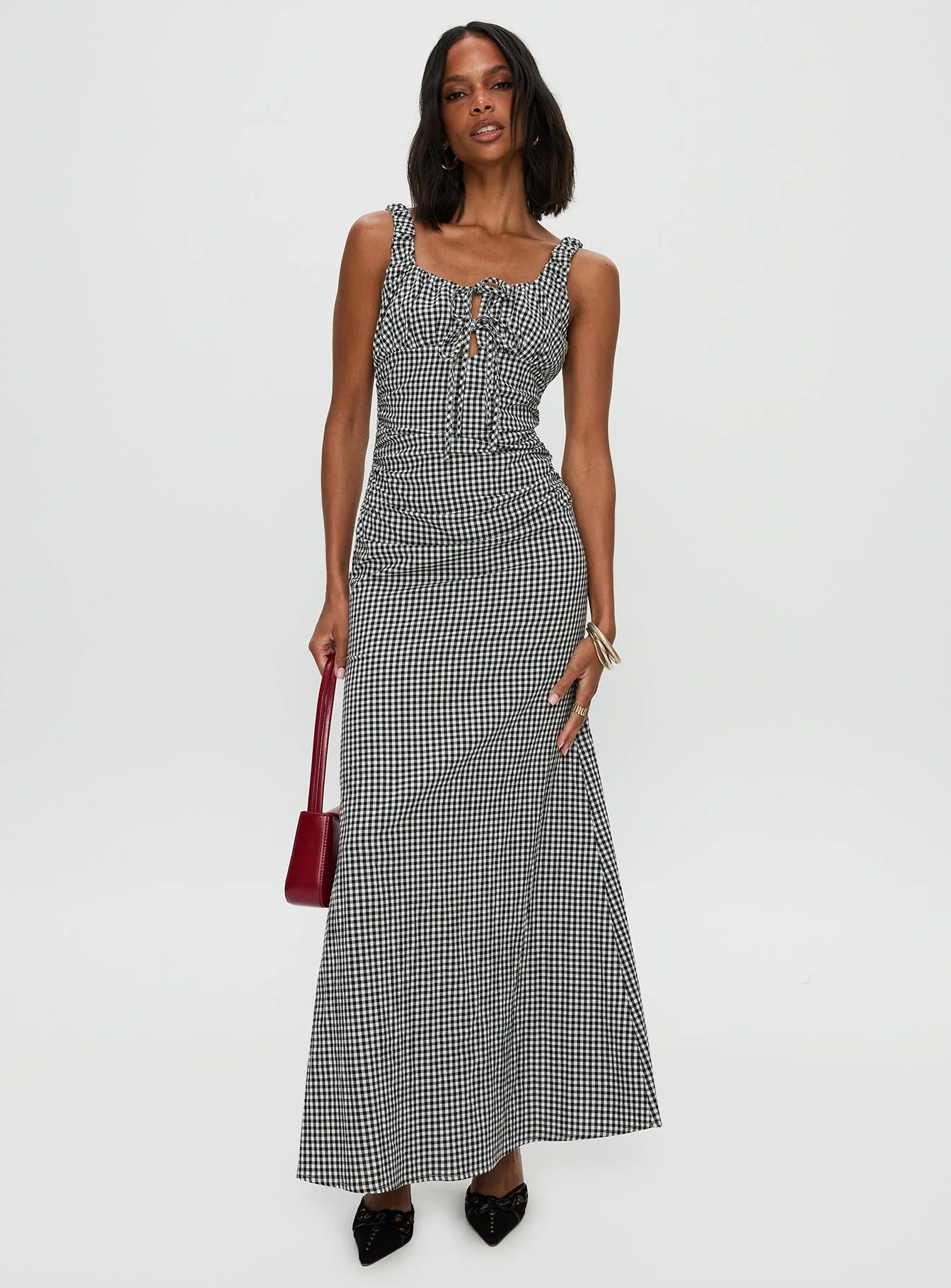 Roundtrip Maxi Dress Black / White - Image 2