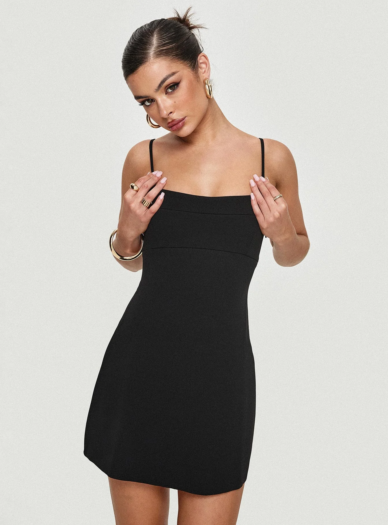 Rousselet Mini Dress Black - Image 8
