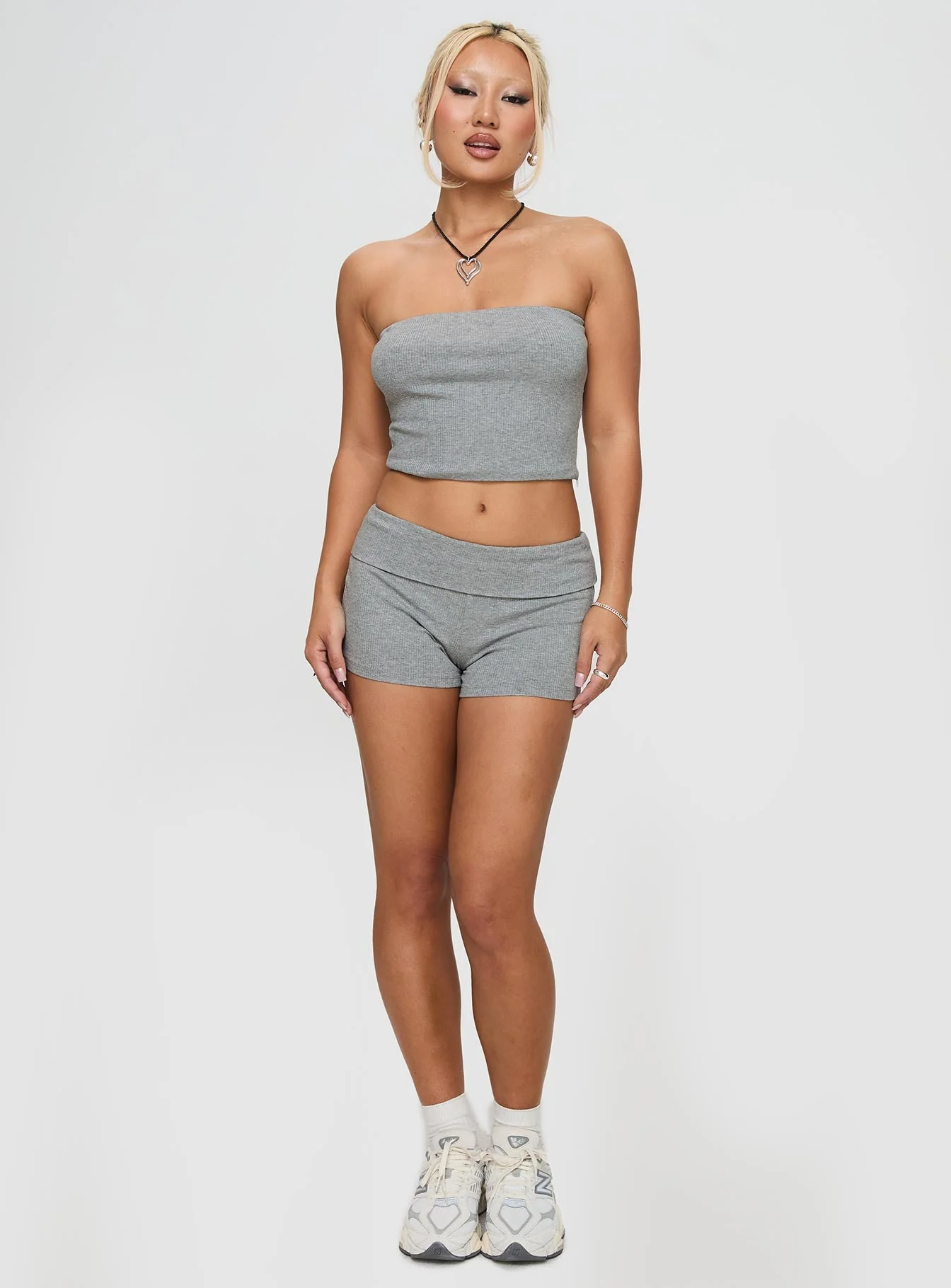 Rowena Strapless Set Grey - Image 3