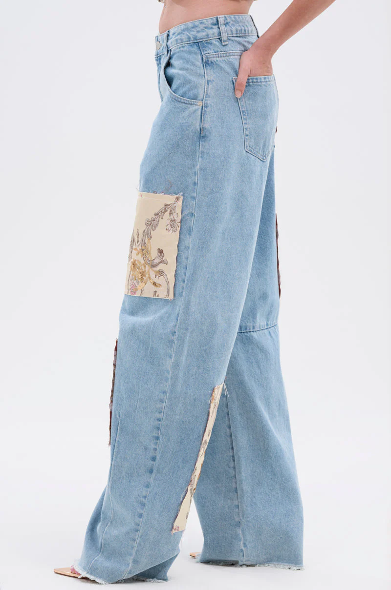 ROYAL ENERGY BROCADE PATCH RELAXED DENIM - Image 3