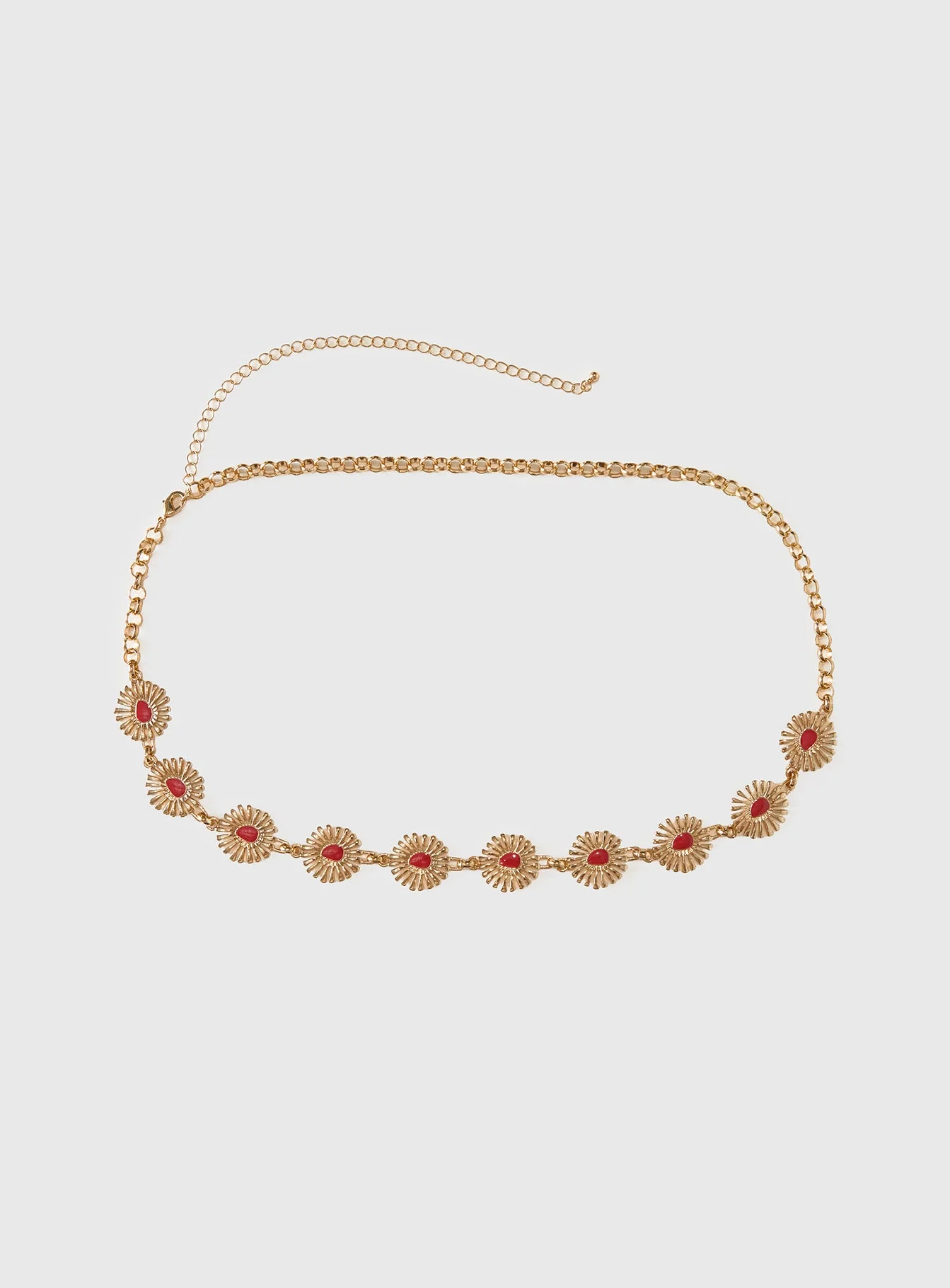 Royal Gleam Belt Gold / Red - Image 2