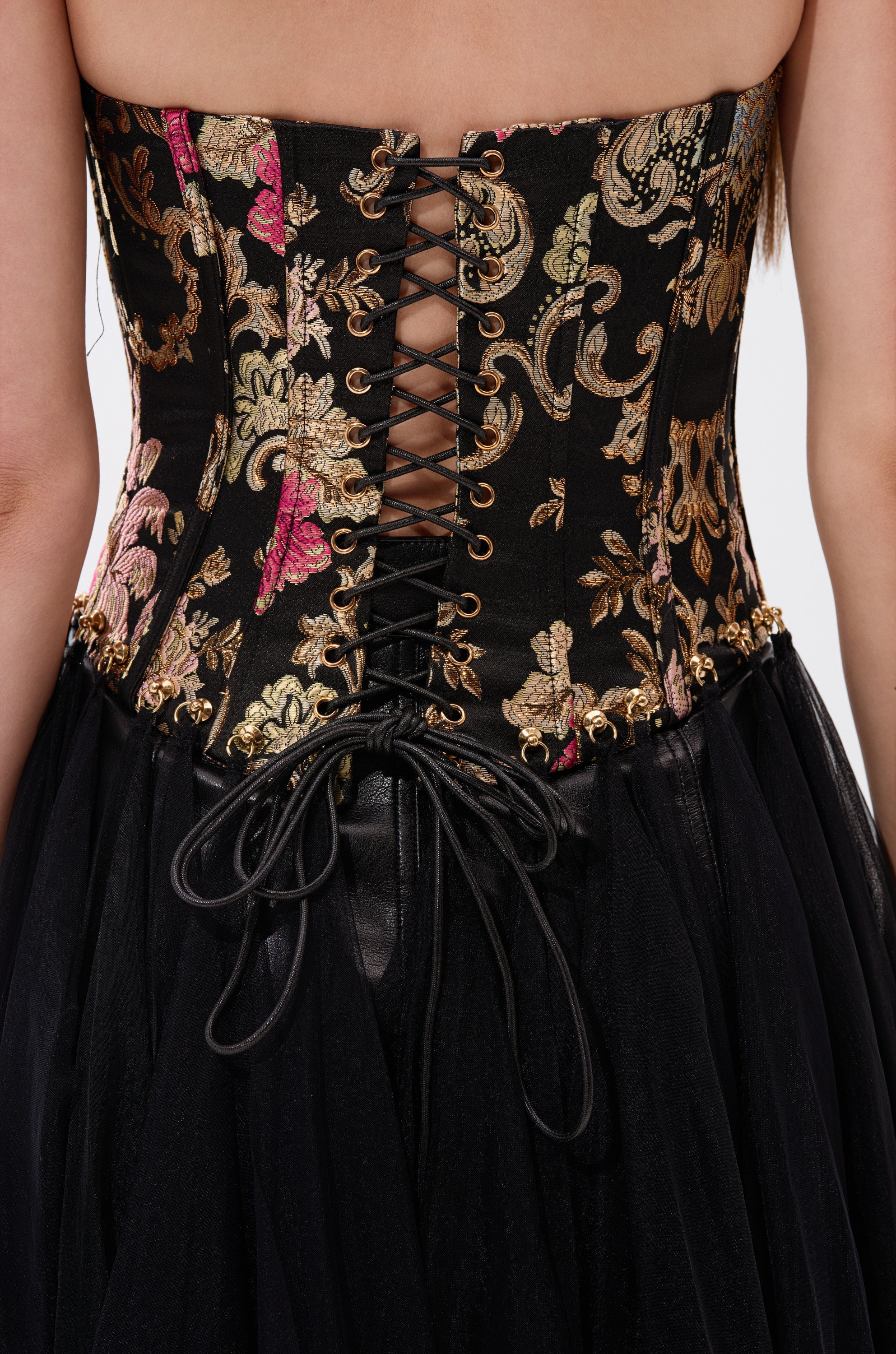 ROYAL TULLE TRIM CORSET TOP - Image 6