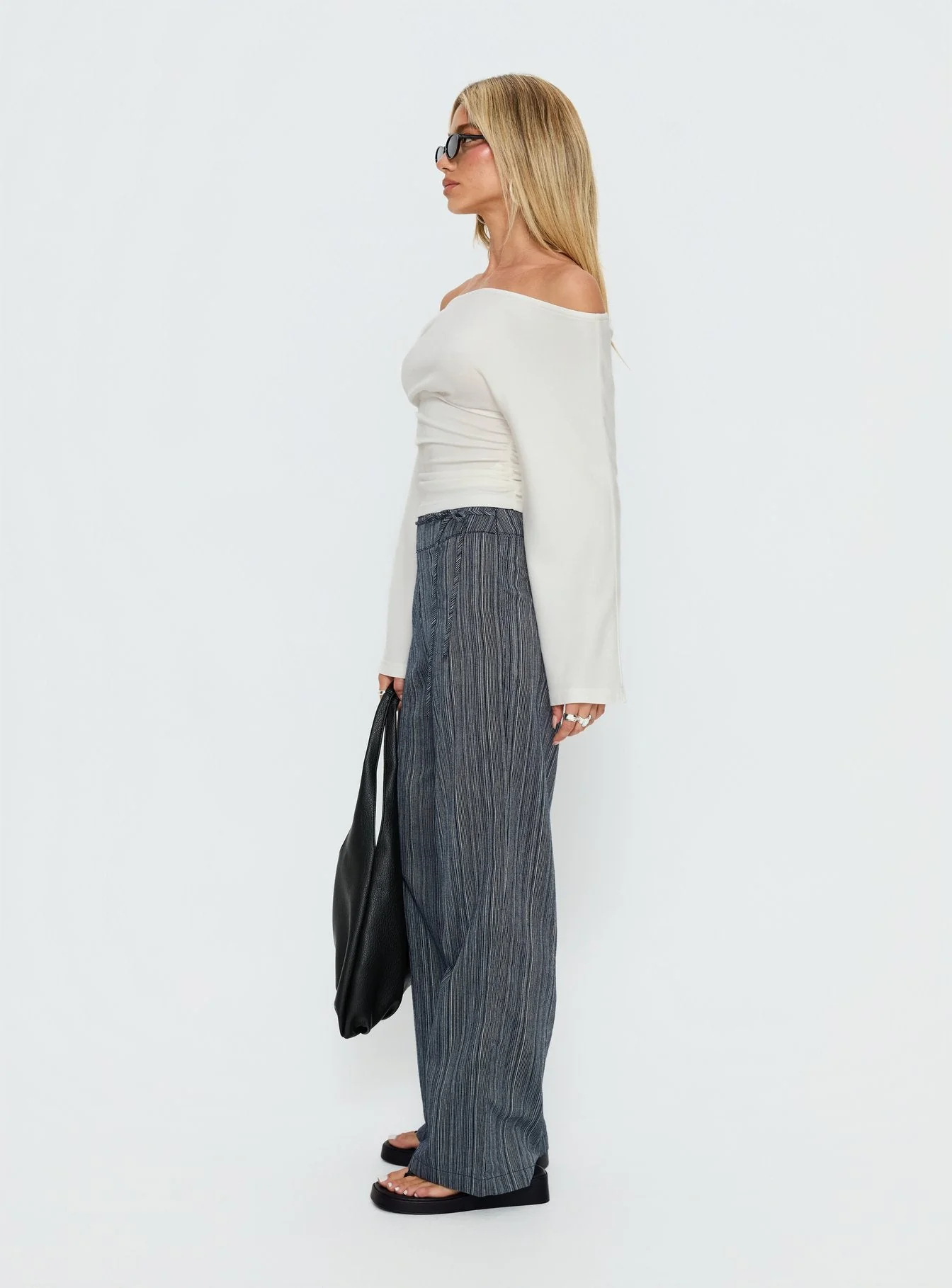 Rush Hours Tie Up Pants Navy - Image 4