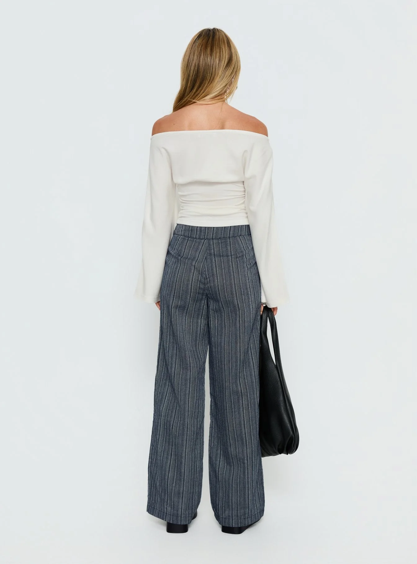 Rush Hours Tie Up Pants Navy - Image 5