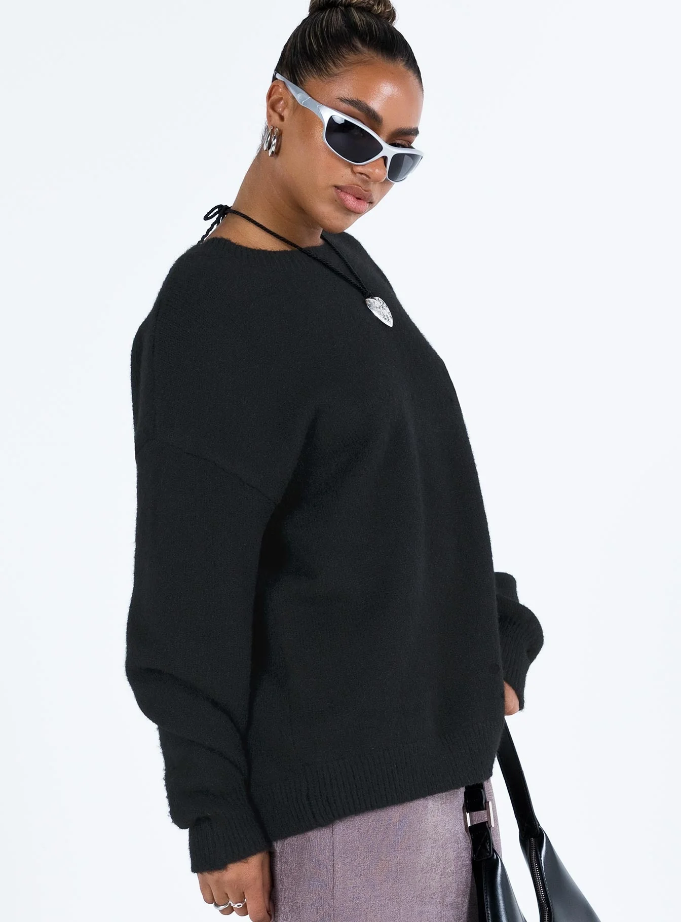 Ryanna Sweater Black - Image 4