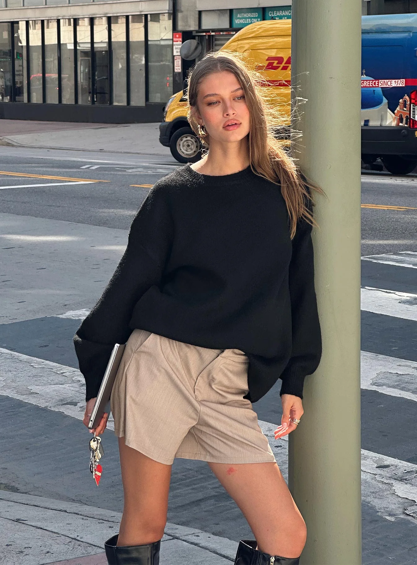 Ryanna Sweater Black - Image 7