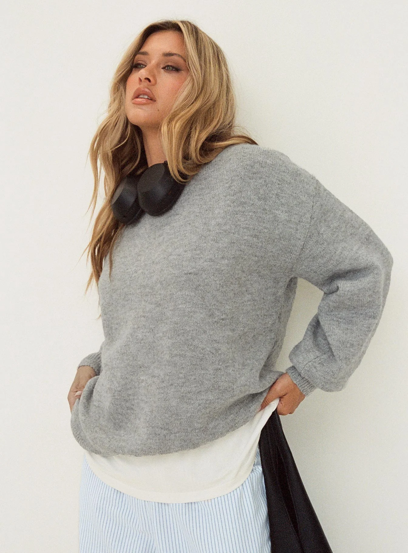 Ryanna Sweater Grey - Image 13