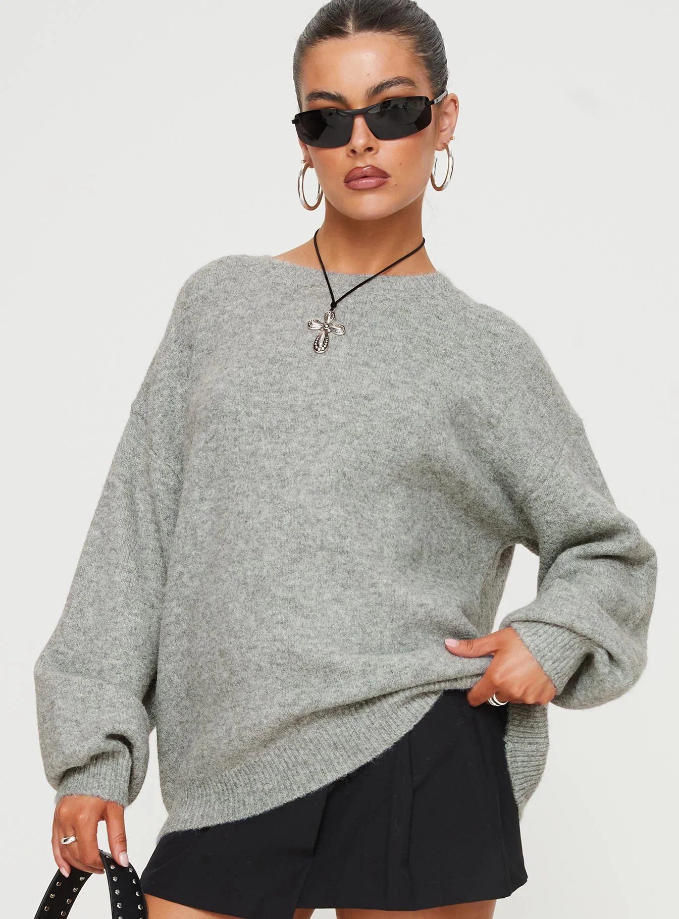 Ryanna Sweater Grey - Image 2