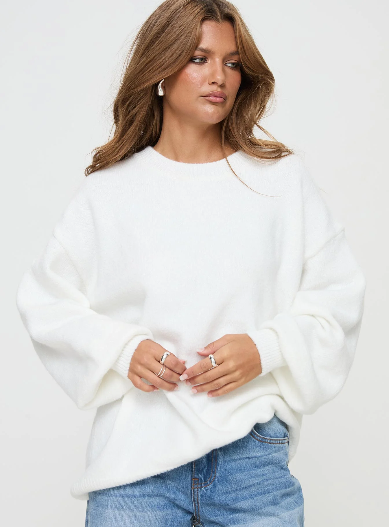 Ryanna Sweater White - Image 2