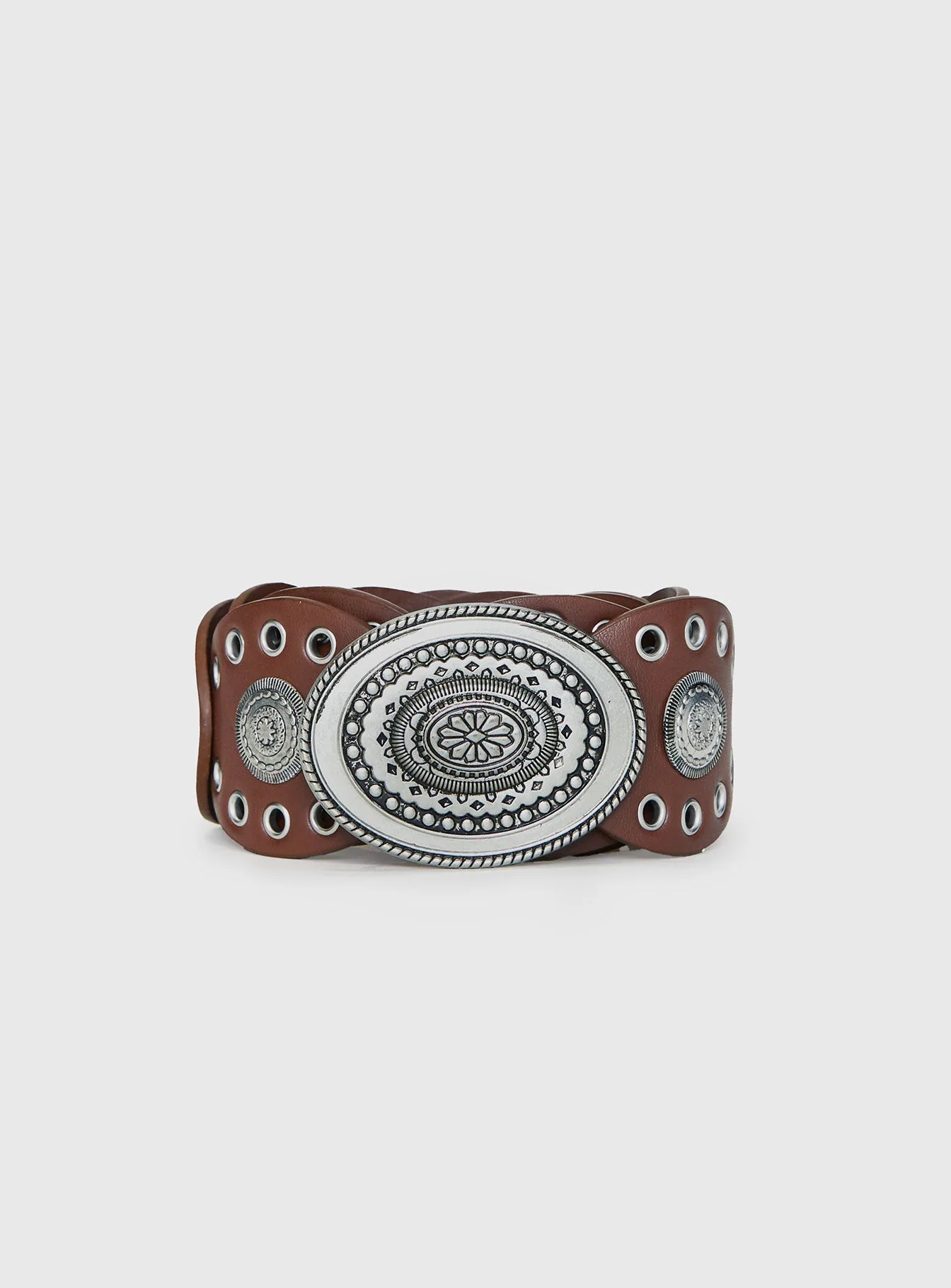Sacrifices Belt Brown / Silver - Image 2