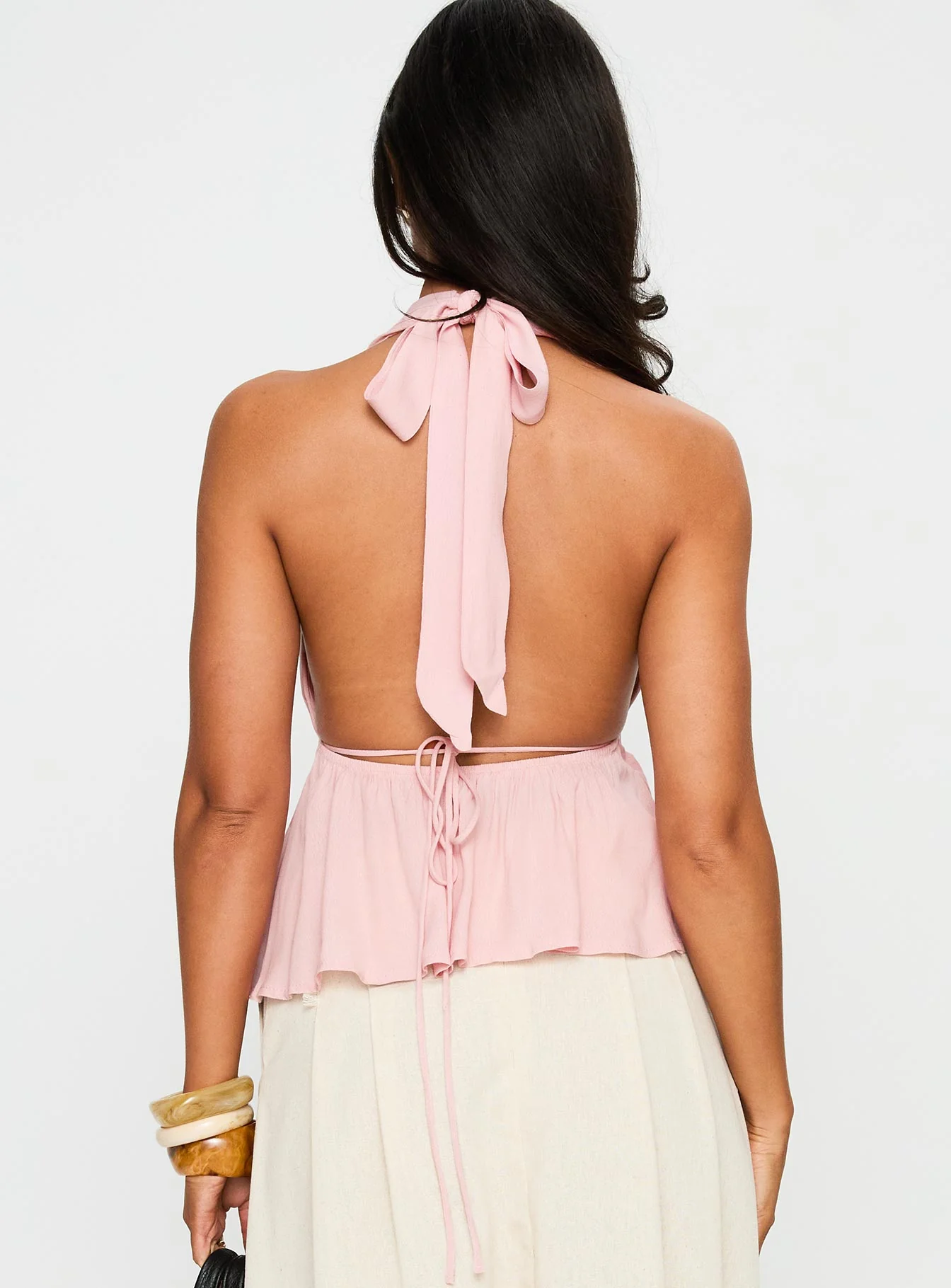 Saddler Halter Top Pink - Image 4