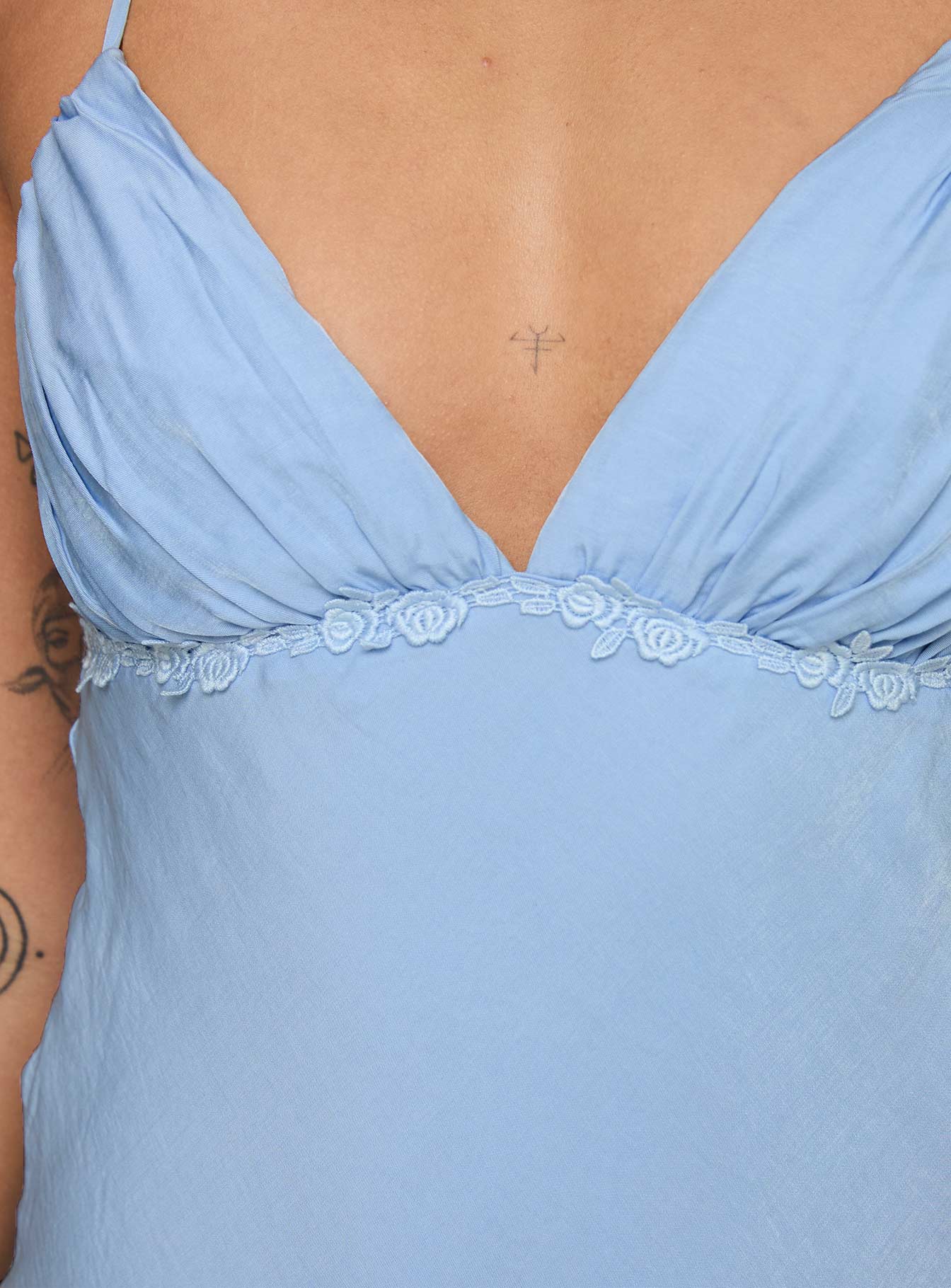 Sagi Mini Dress Blue - Image 5