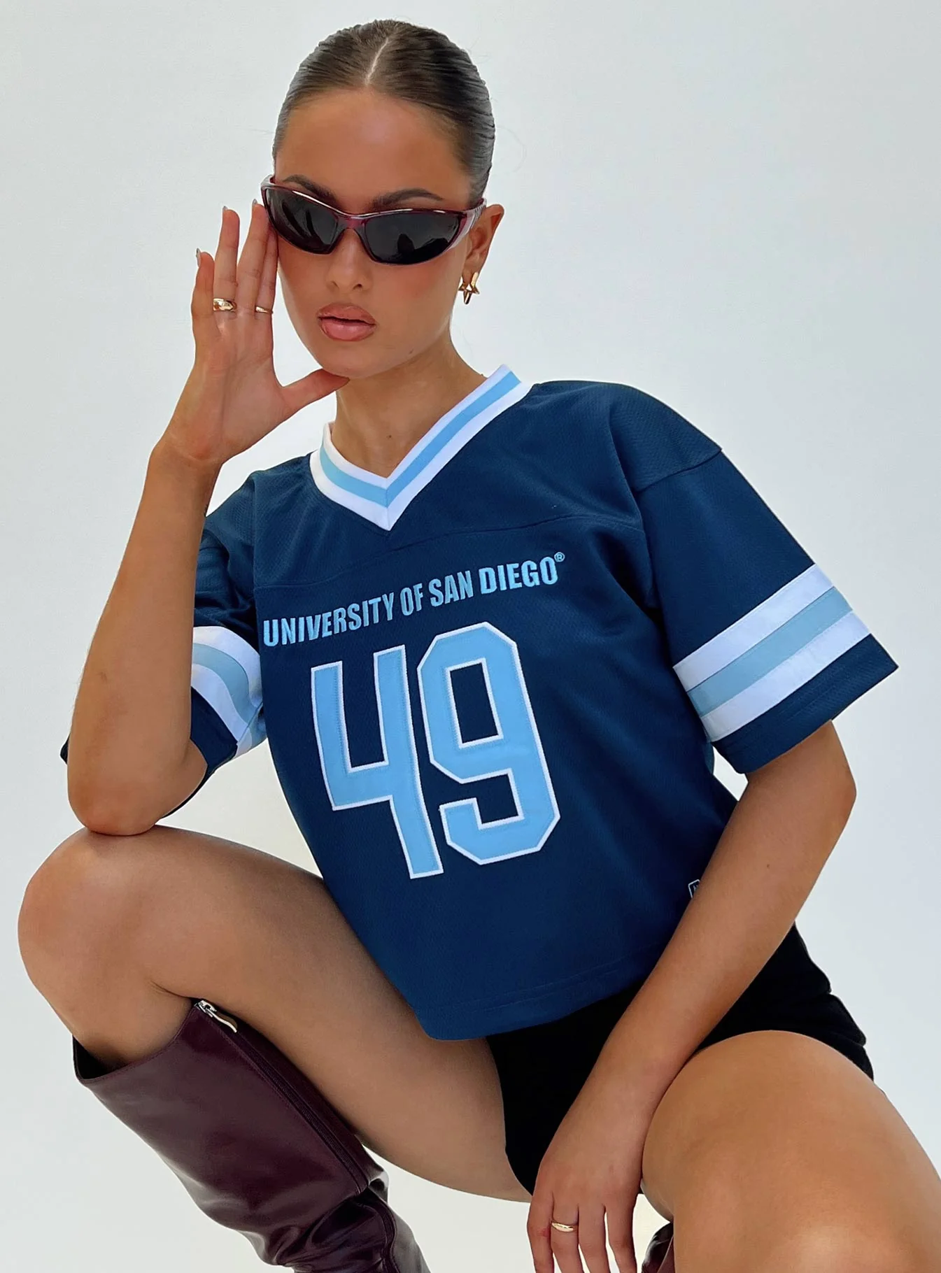 USD Football Jersey Navy - Image 8