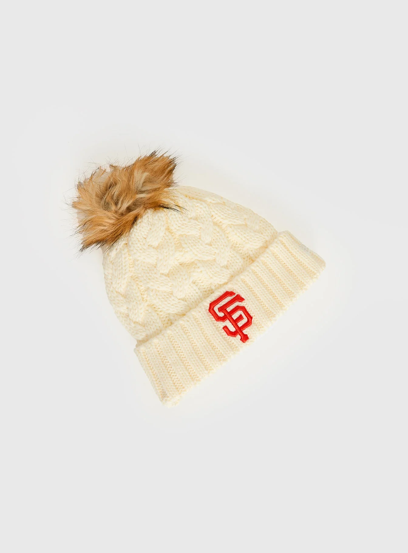 San Francisco Giants Knit Beanie Cream - Image 3