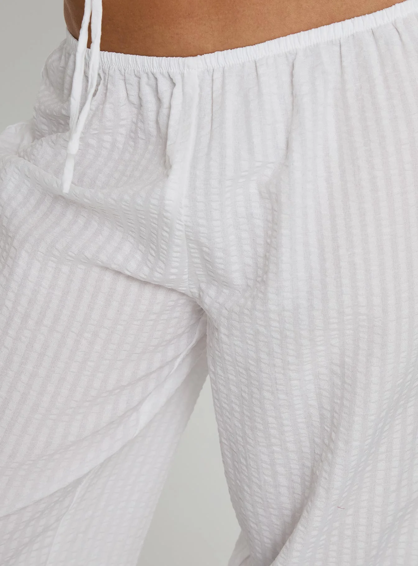 Santabelle Frill Pants White - Image 6