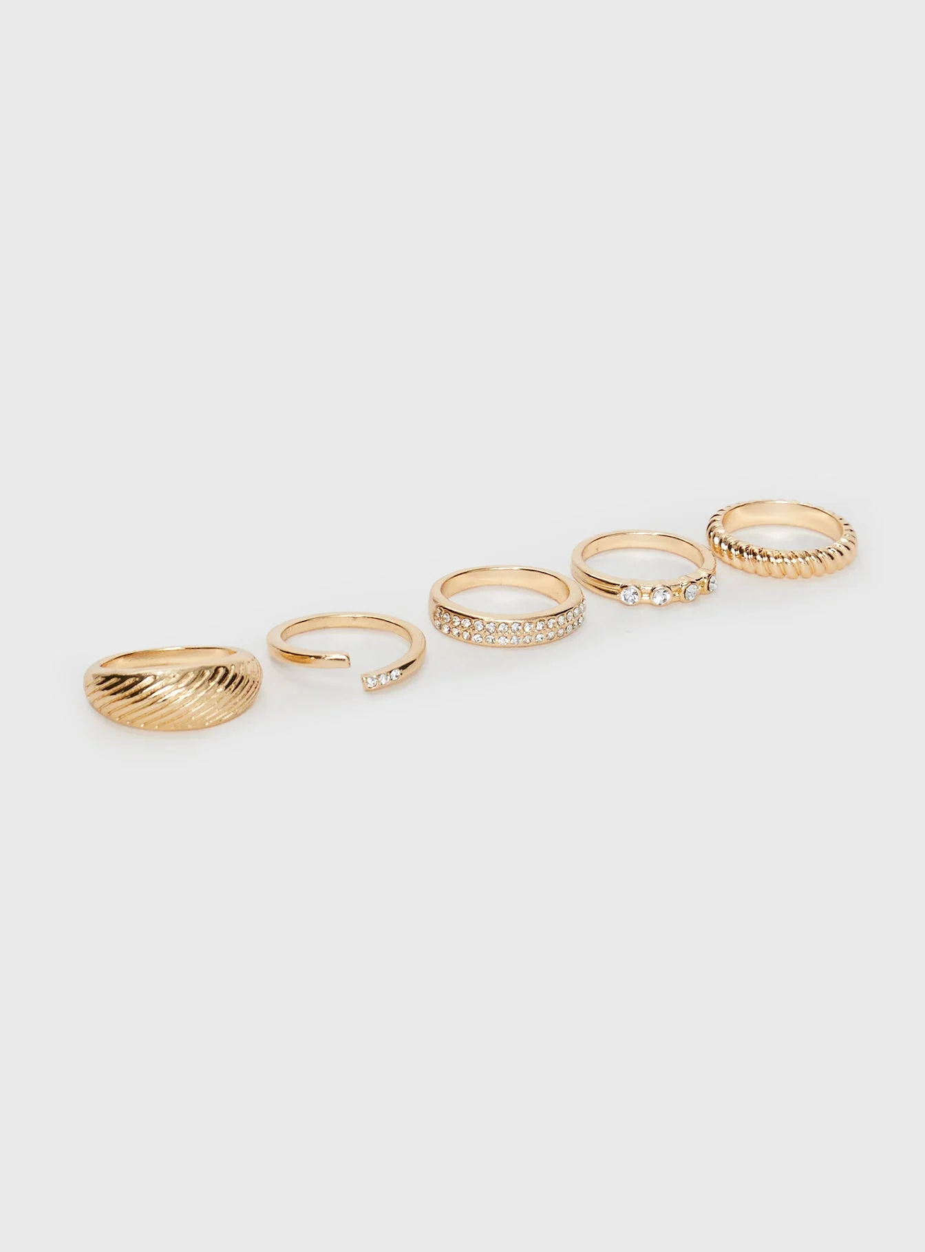 Satine Ring Pack Gold - Image 2