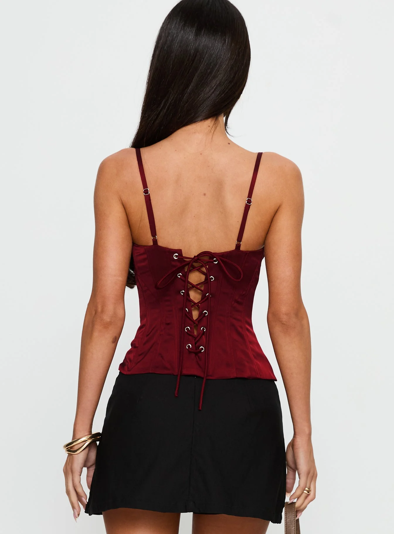 Scorsese Corset Top Red - Image 5