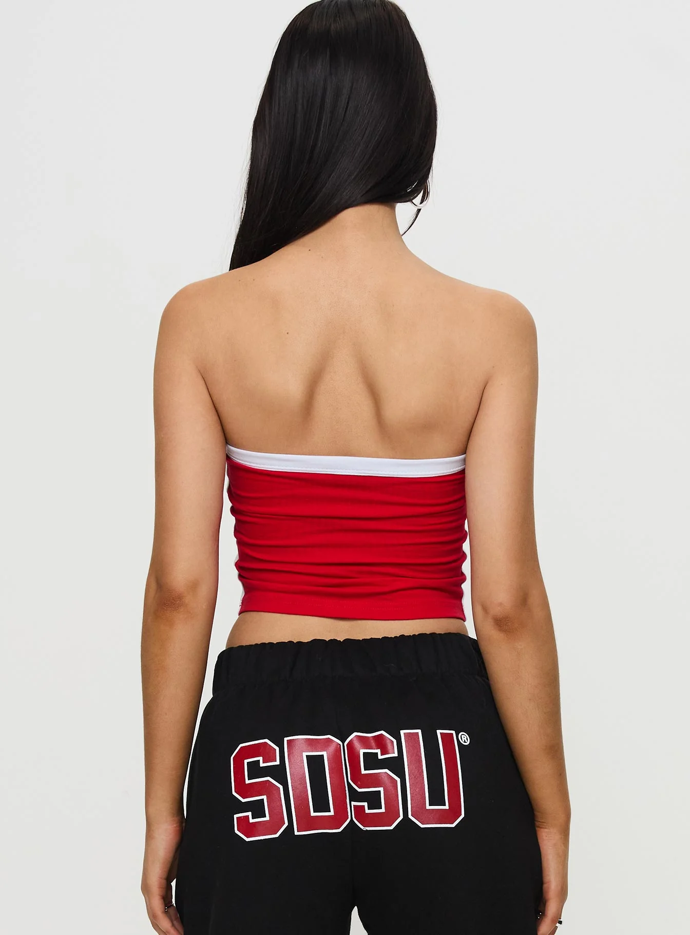 SDSU All Star Tube Top Red - Image 5