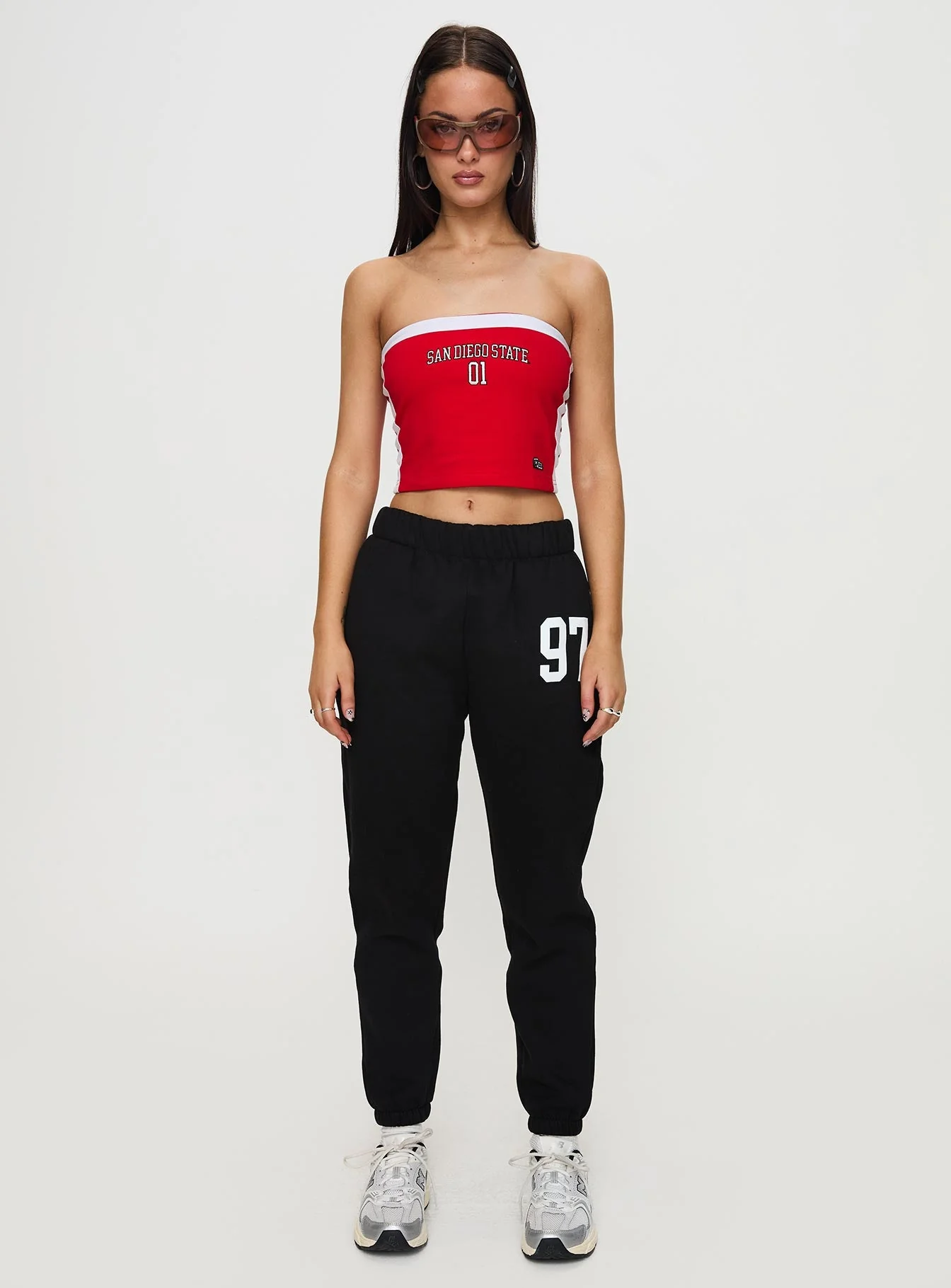 SDSU All Star Tube Top Red - Image 7