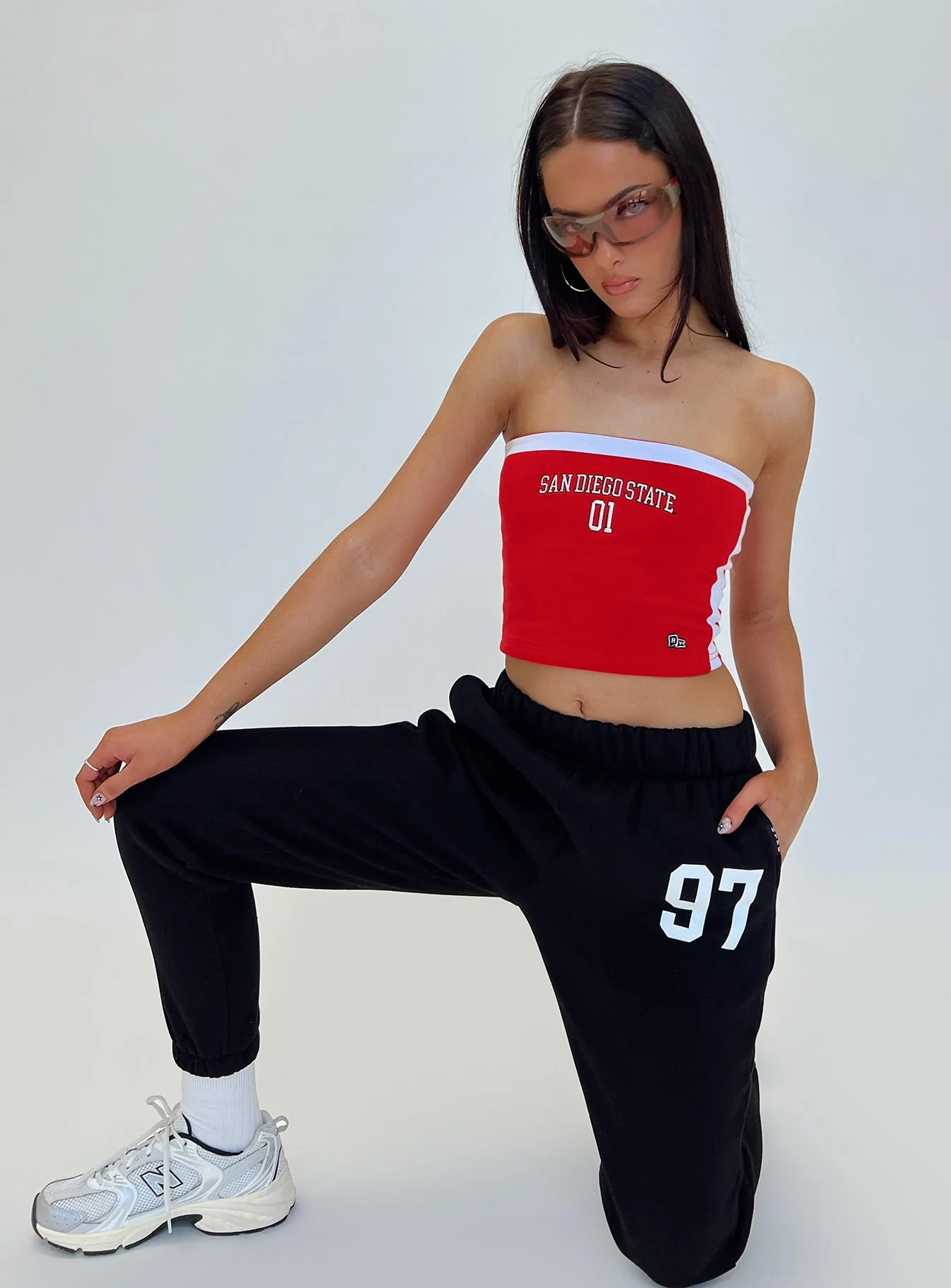 SDSU All Star Tube Top Red - Image 8
