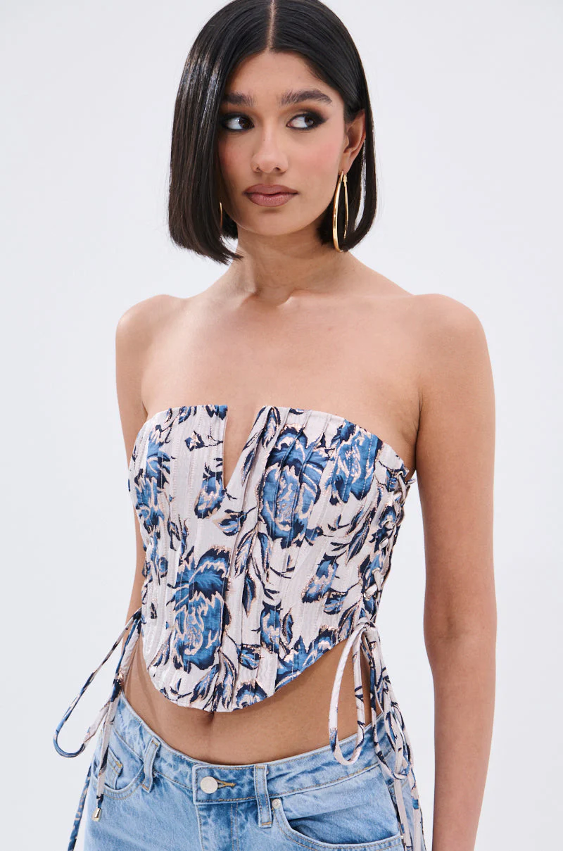 SEASONAL AWAKENING BROCADE CORSET - Image 2