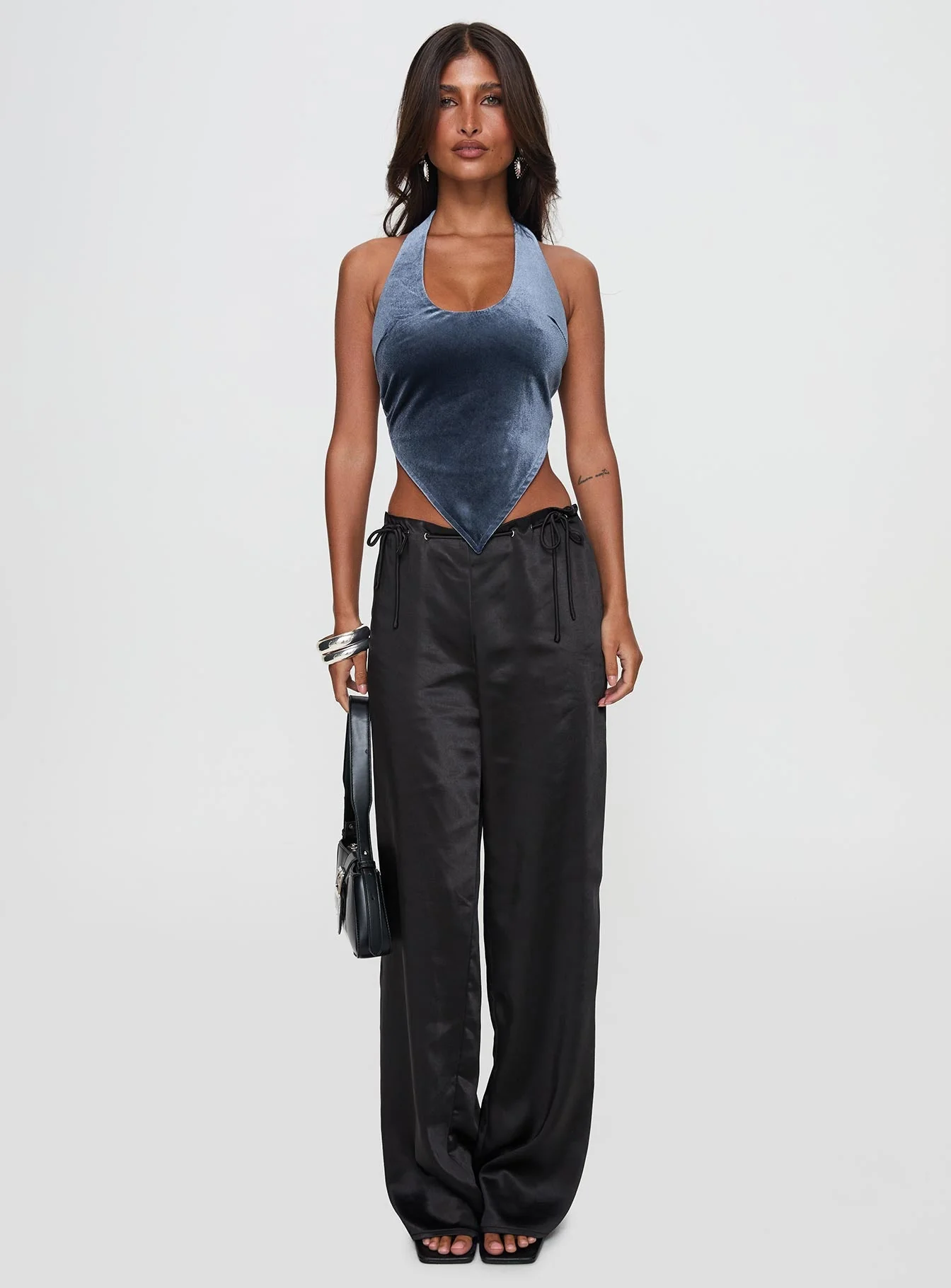 Seleneah Halter Top Slate - Image 3