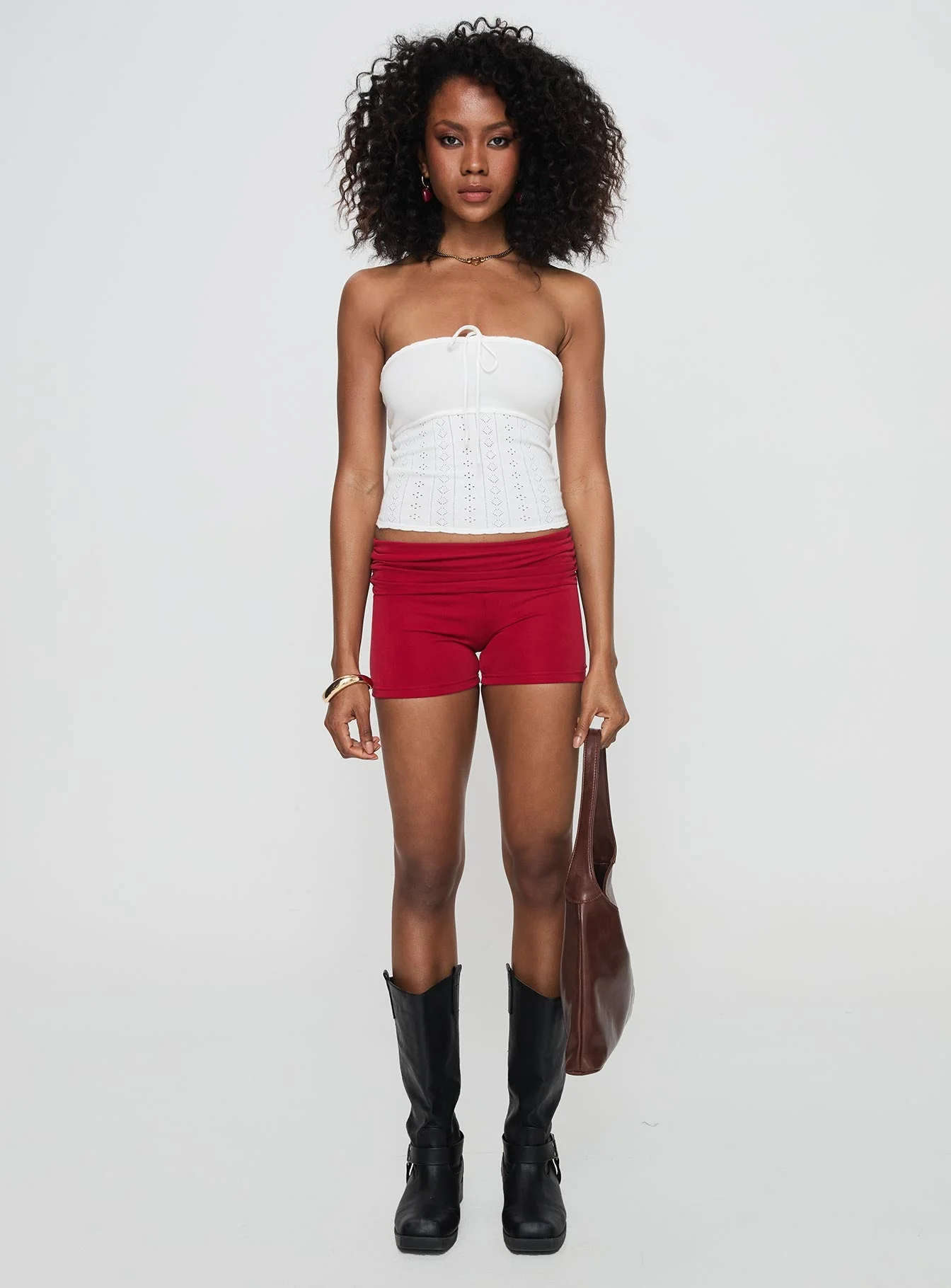 Seona Strapless Top White - Image 7