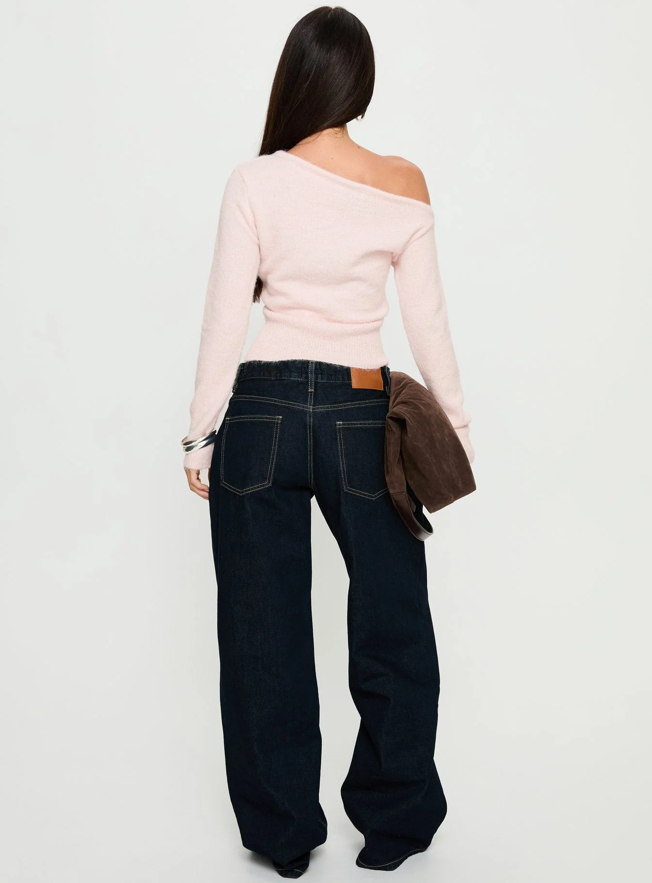 Serenitia Mid Rise Relaxed Jeans Dark Raw Wash - Image 6