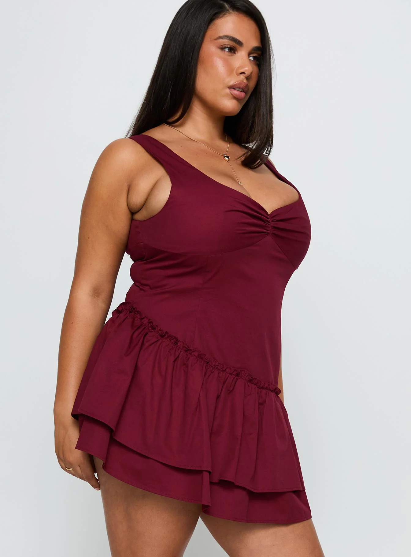 Shantelle Romper Burgundy Curve - Image 4
