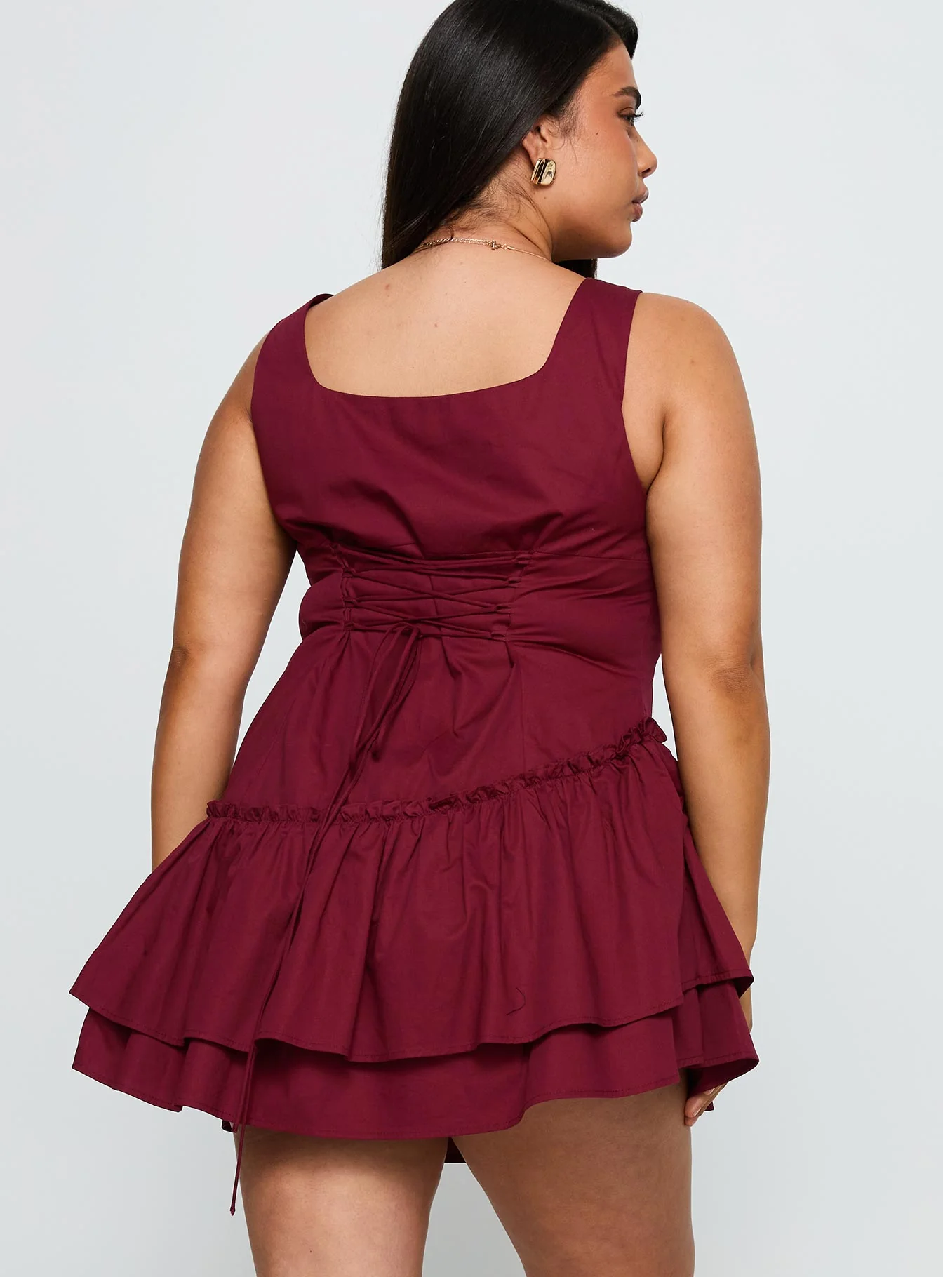 Shantelle Romper Burgundy Curve - Image 5