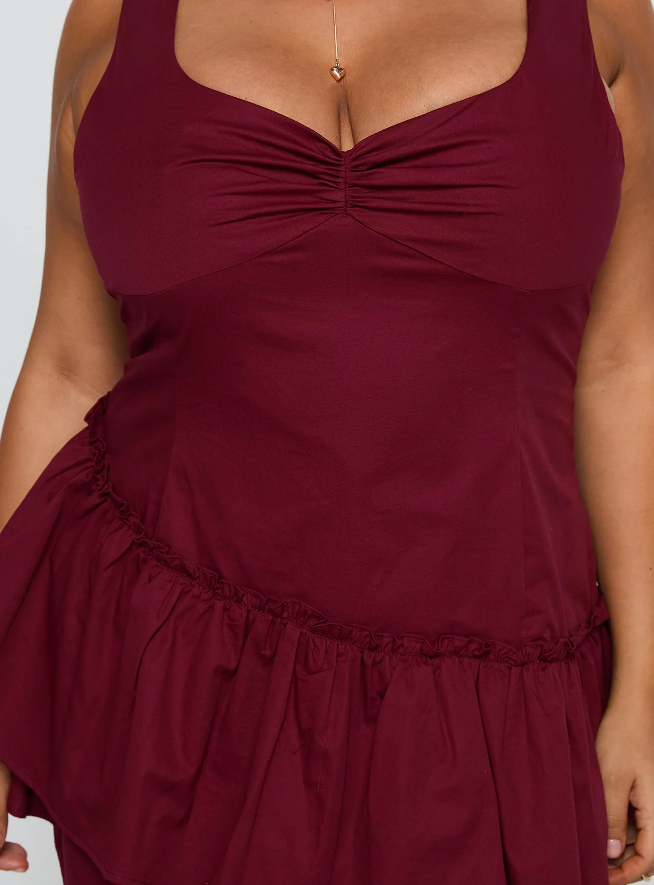 Shantelle Romper Burgundy Curve - Image 6