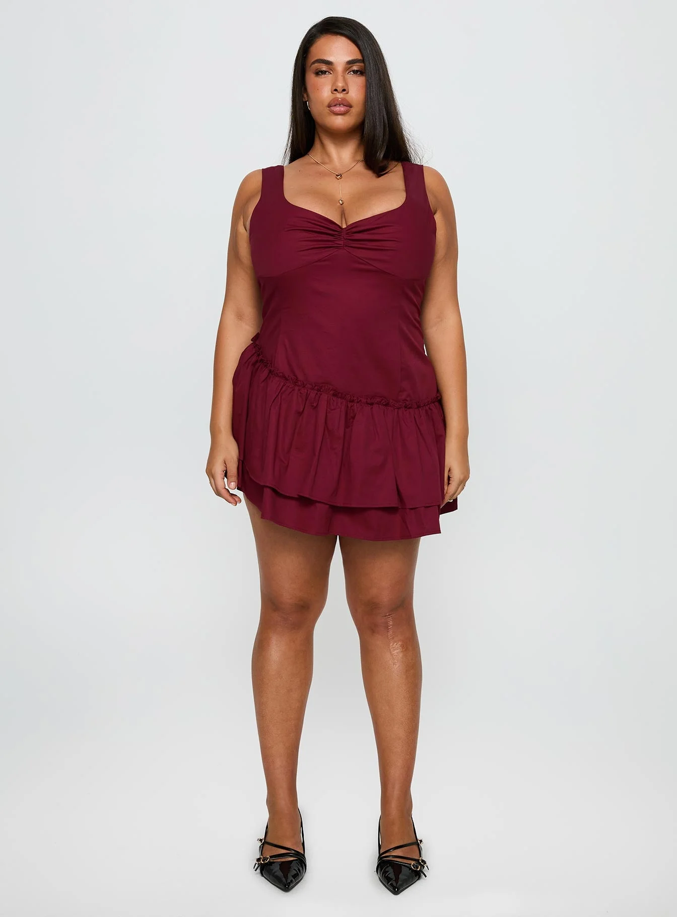 Shantelle Romper Burgundy Curve - Image 7