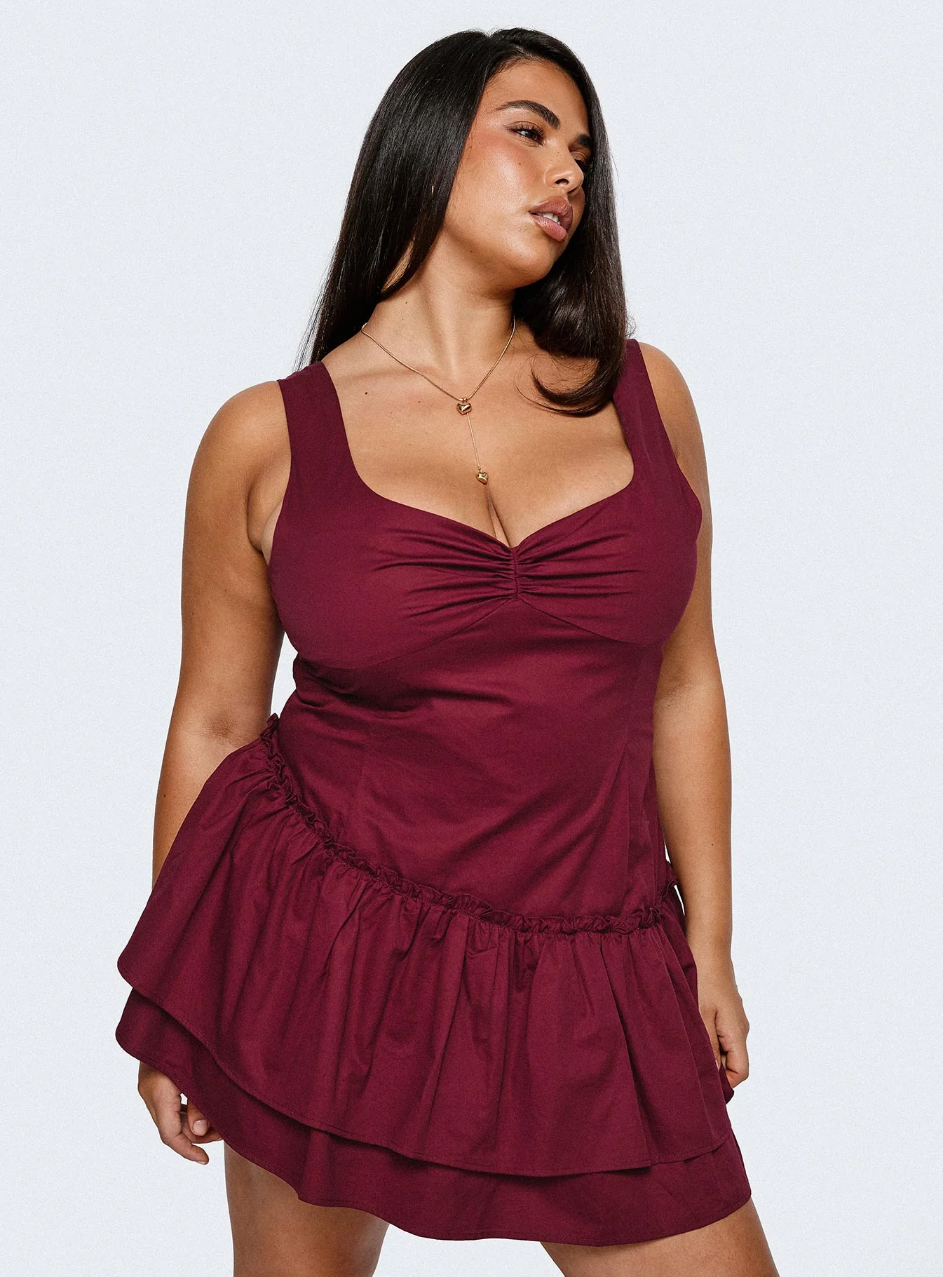 Shantelle Romper Burgundy Curve - Image 8