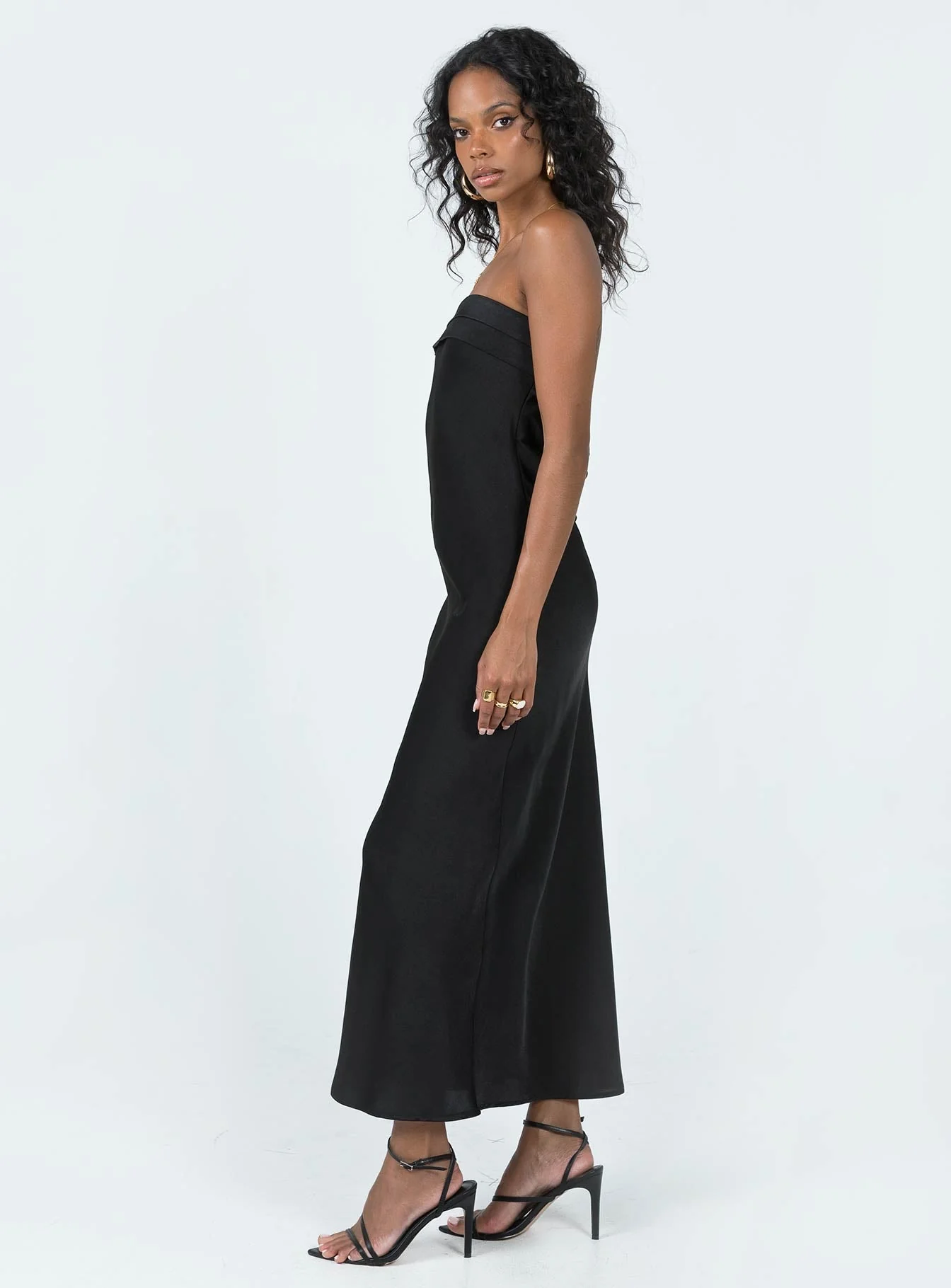 Shaun Midi Dress Black - Image 4