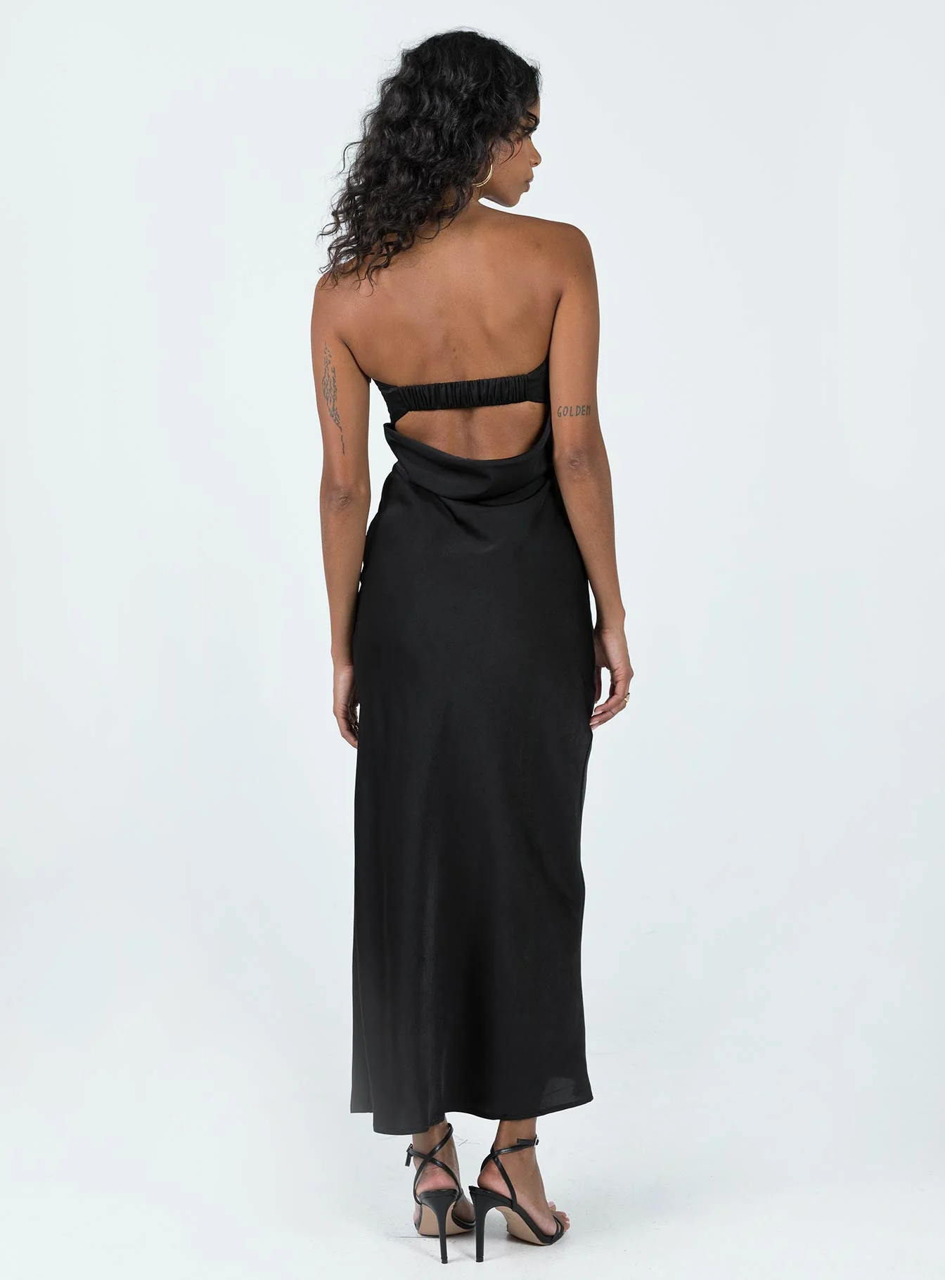 Shaun Midi Dress Black - Image 5