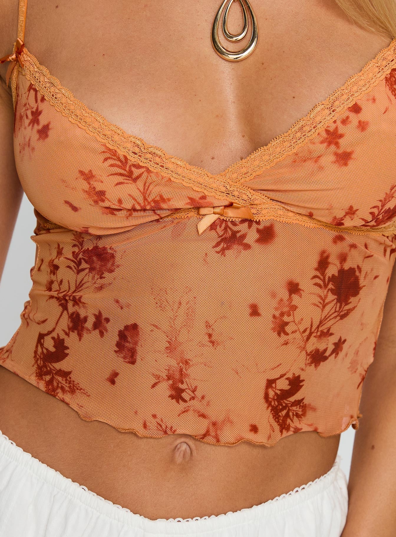 Shepherd Top Orange Floral - Image 5