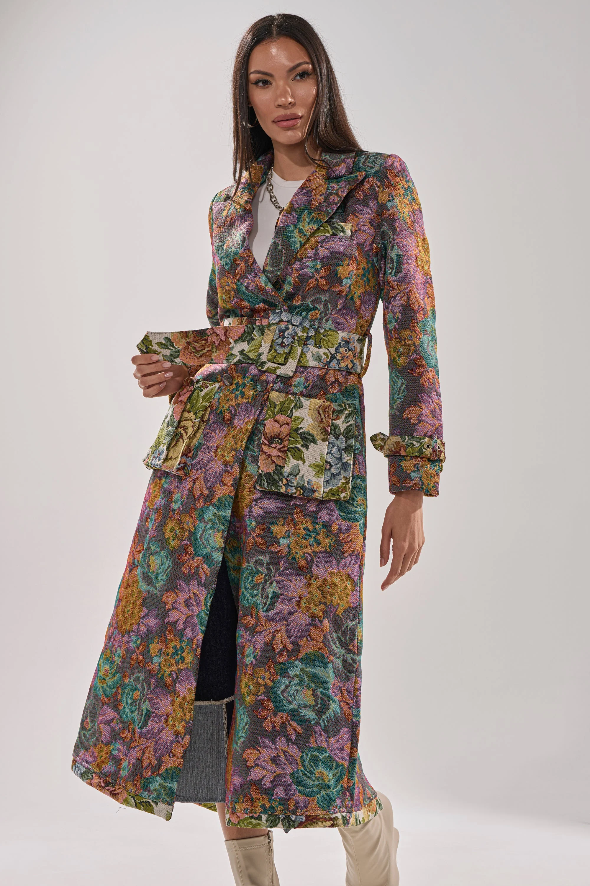 SHOW OFF TAPESTRY TRENCH - Image 2