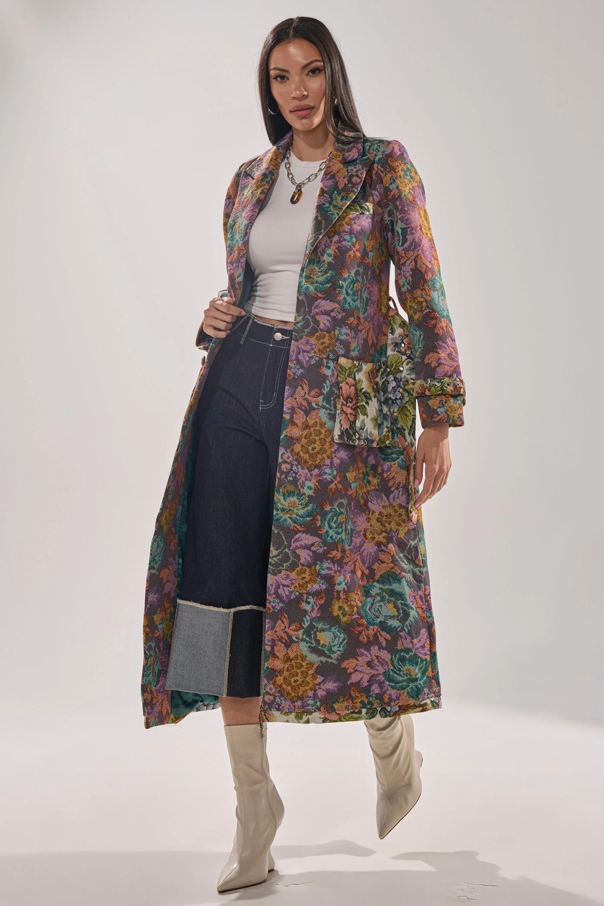 SHOW OFF TAPESTRY TRENCH - Image 8