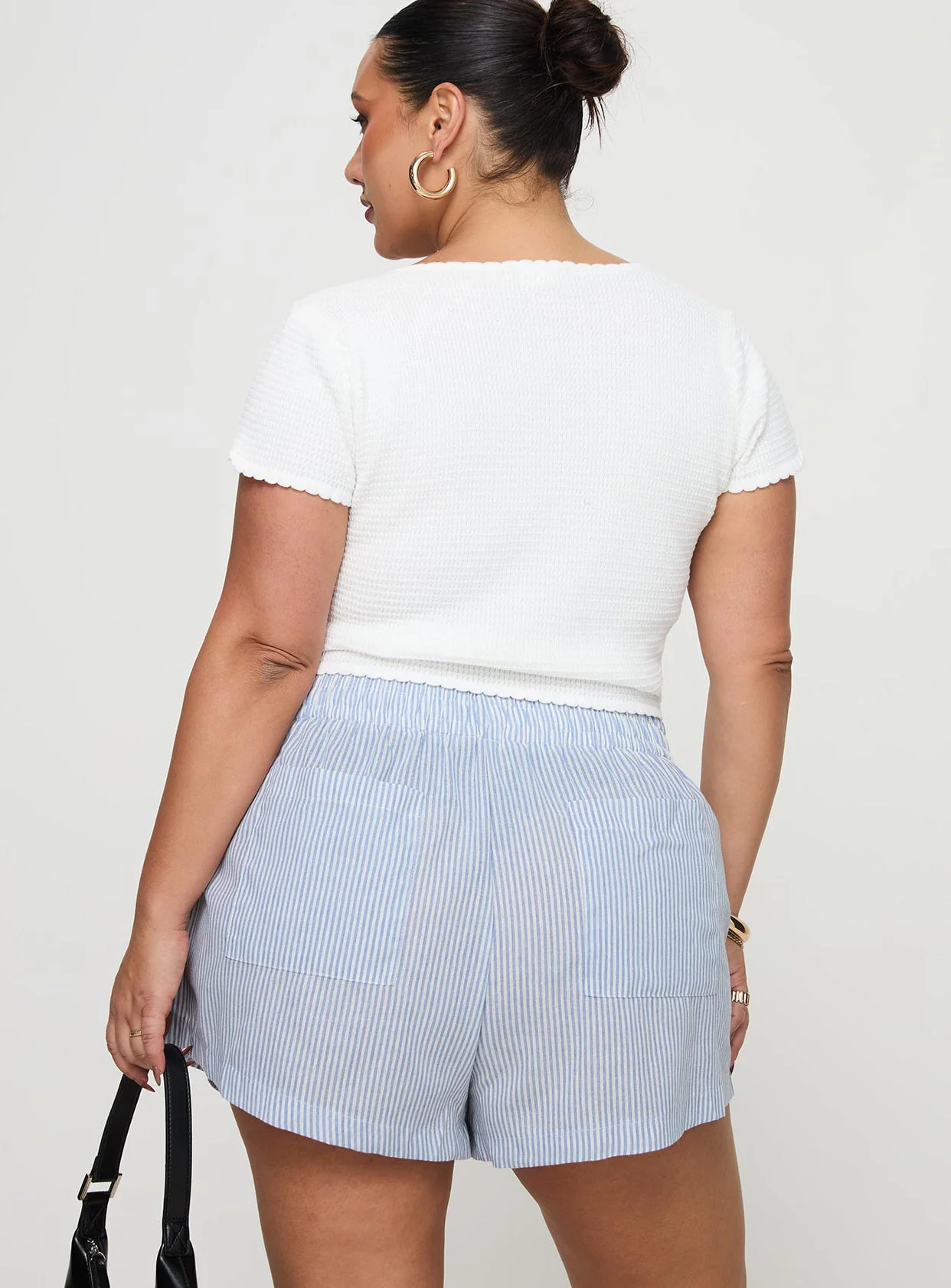 Sincar Boxer Shorts Blue / White Stripe Curve - Image 5