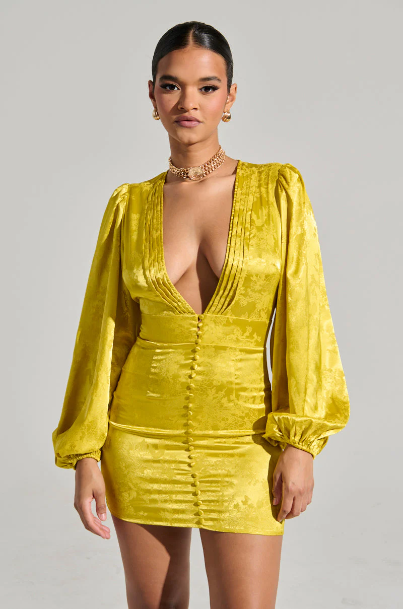SLEEK AND CHIC SATIN MINI DRESS - Image 3