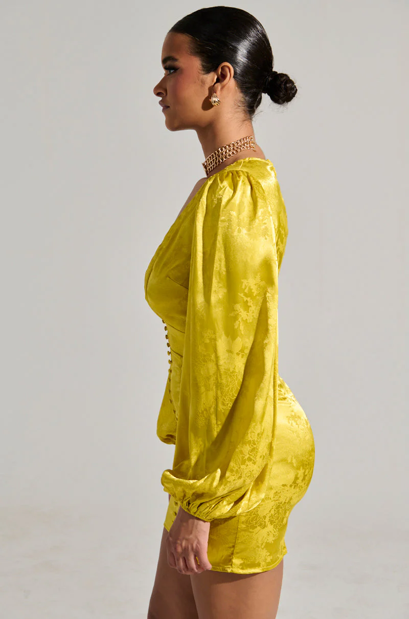 SLEEK AND CHIC SATIN MINI DRESS - Image 4