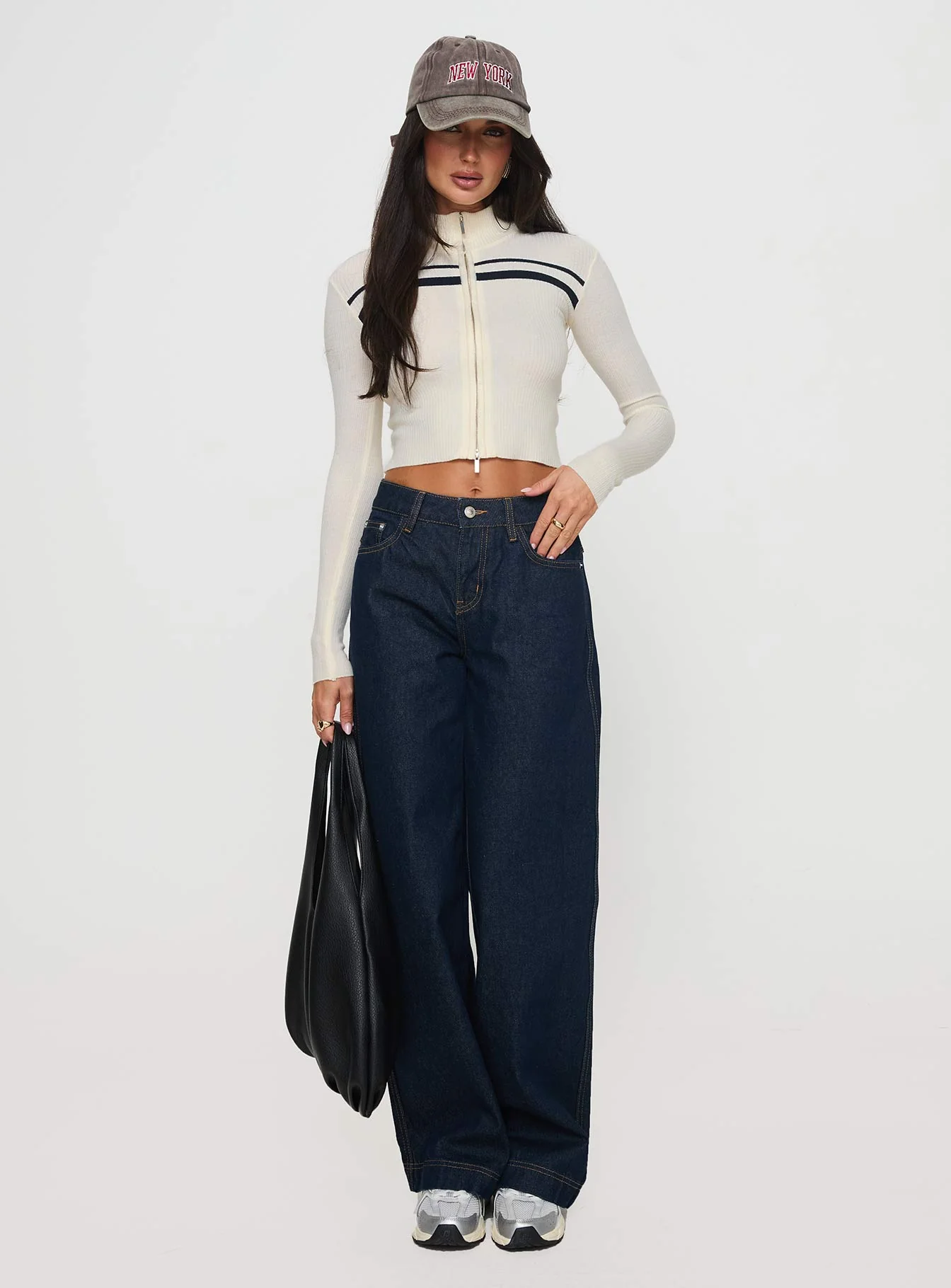 Slow It Down Long Sleeve Top Cream - Image 3