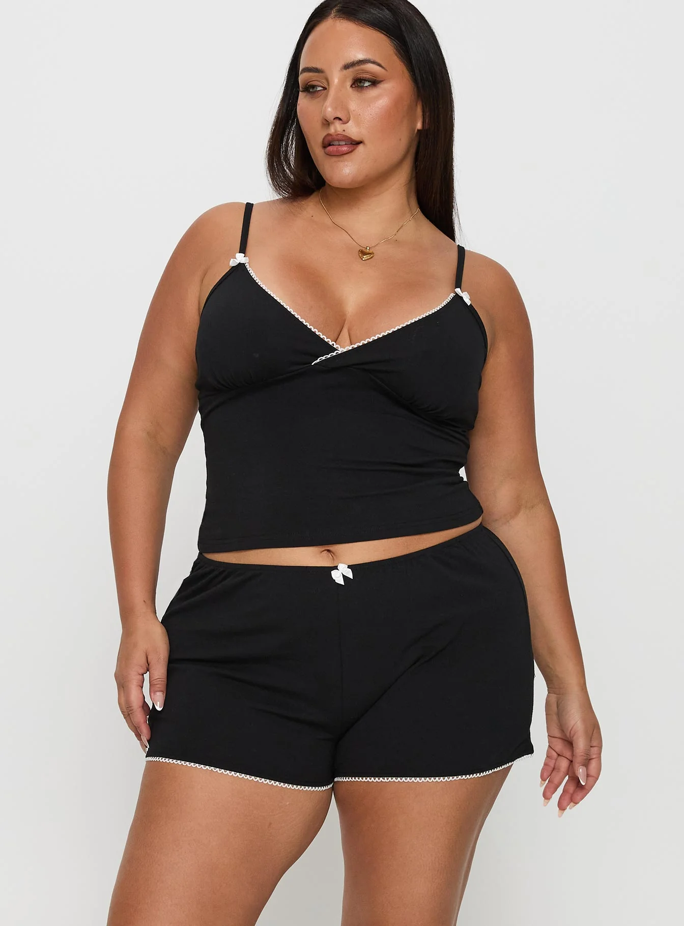 Slow Start Jersey Sleep Short Black Curve - Image 2