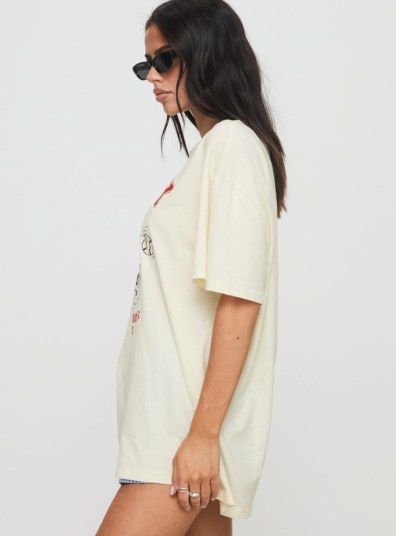 Snoopy Championship Oversized Tee White - Image 4