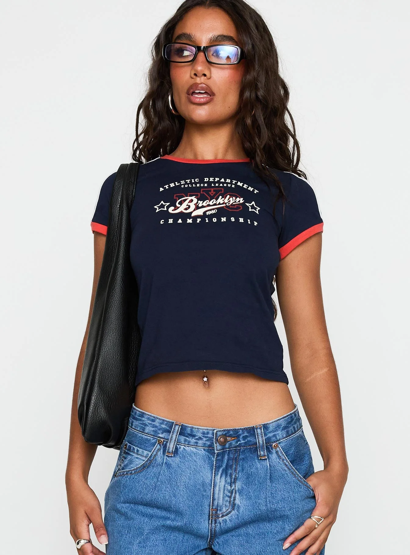So Brooklyn Graphic Tee Blue - Image 2