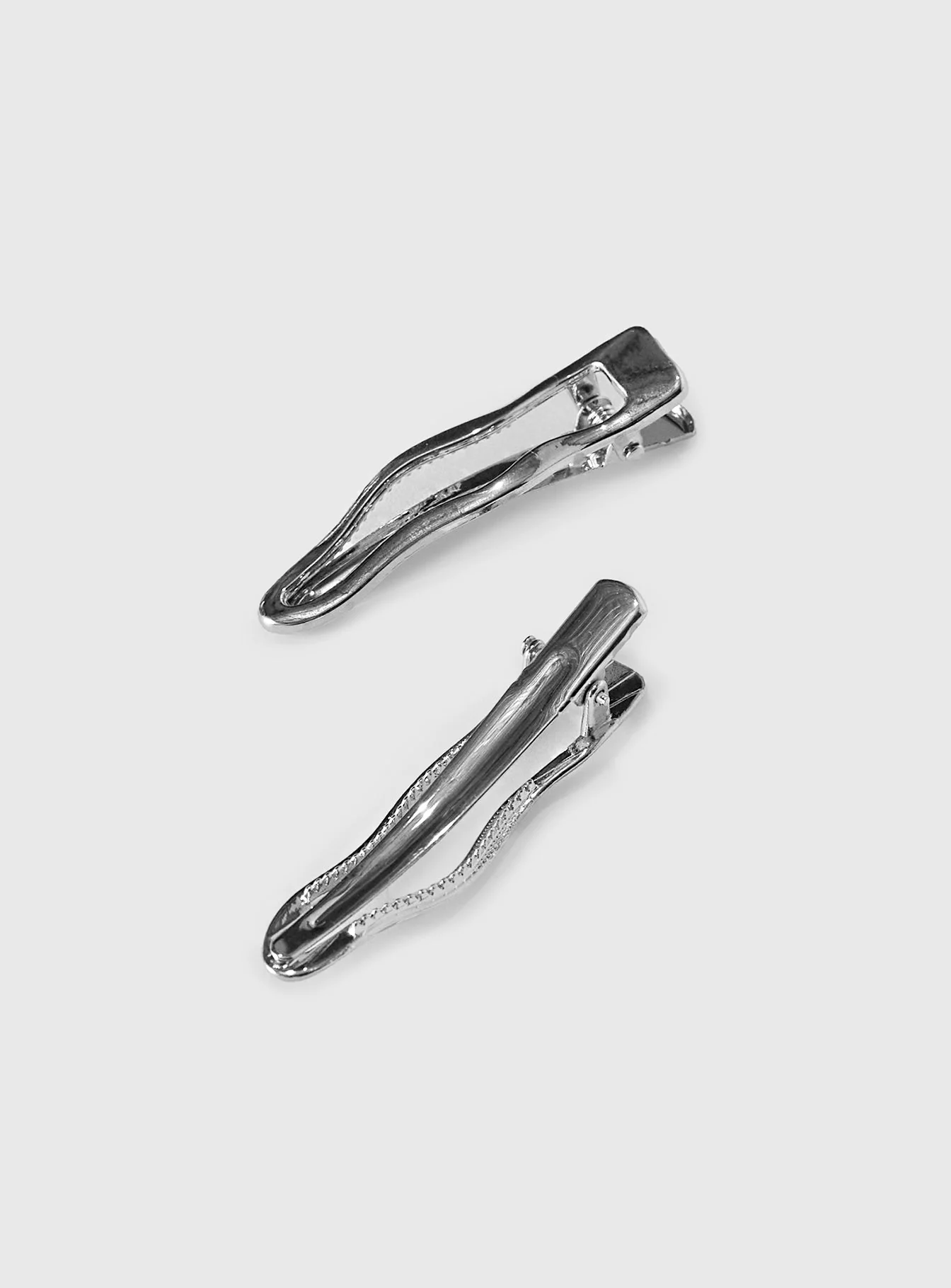 So Divine Hair Clip 2 Pack Silver - Image 3