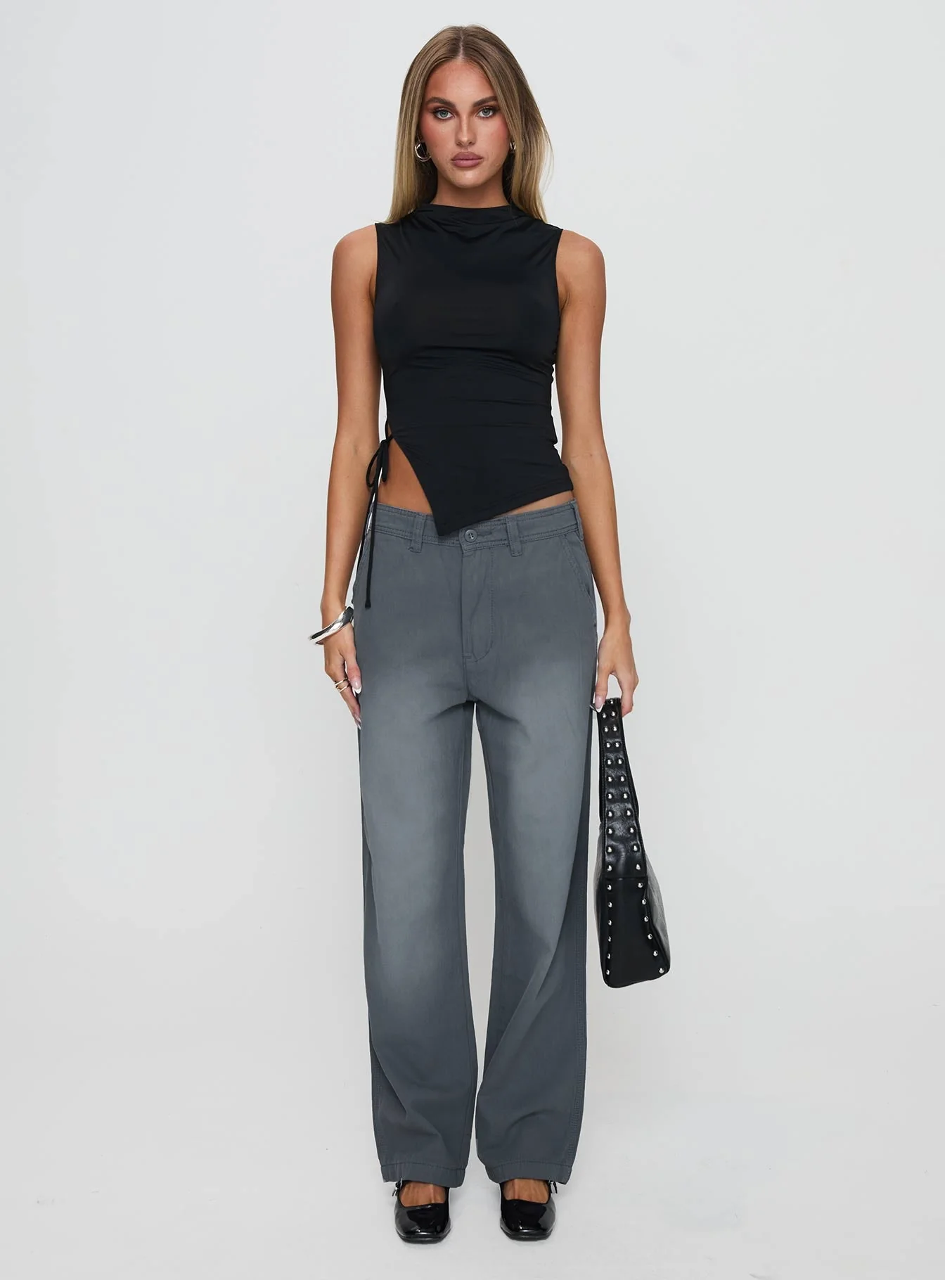 Solarah Tie Side Top Black - Image 7