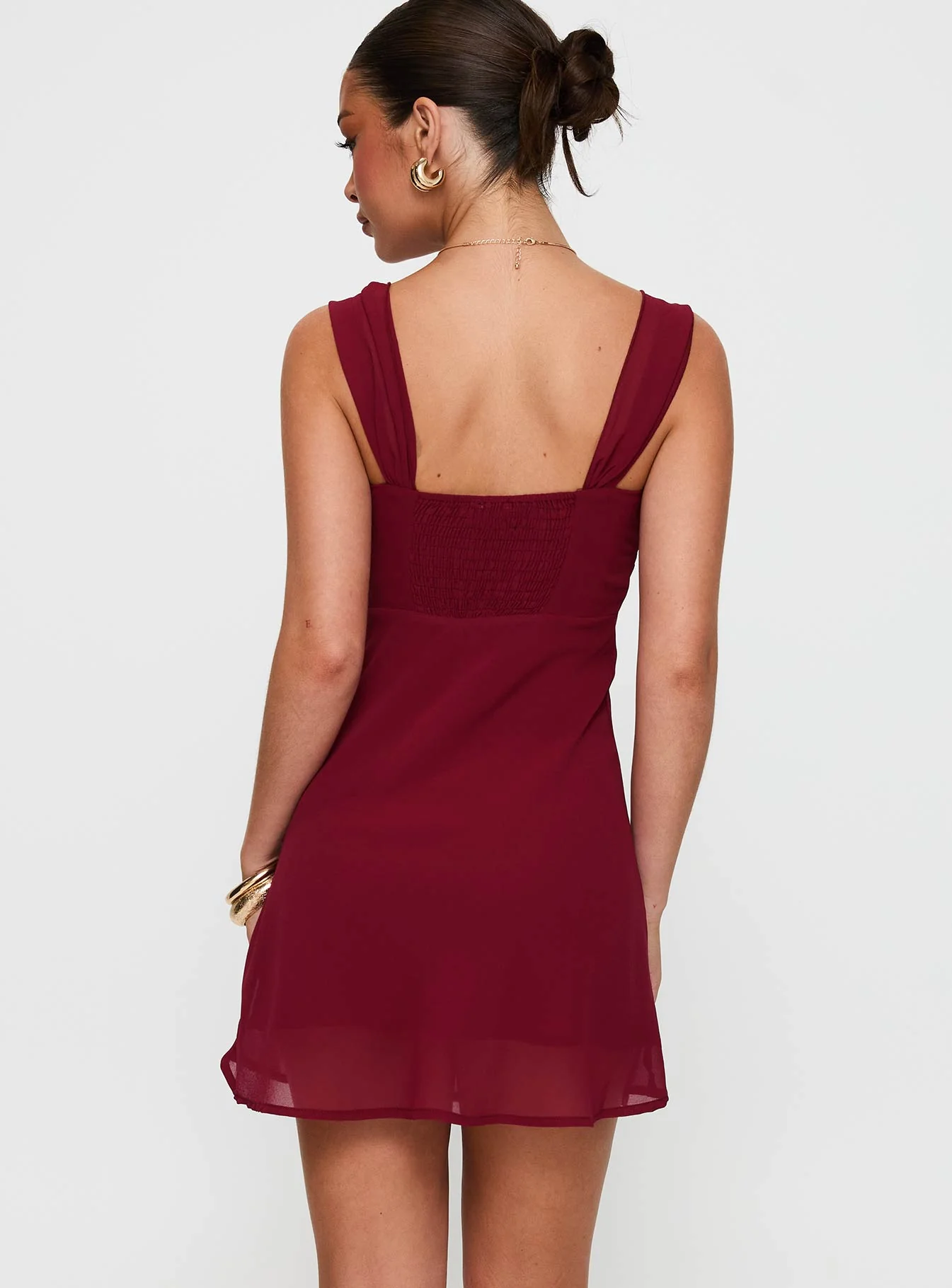 Solasta Mini Dress Red - Image 4