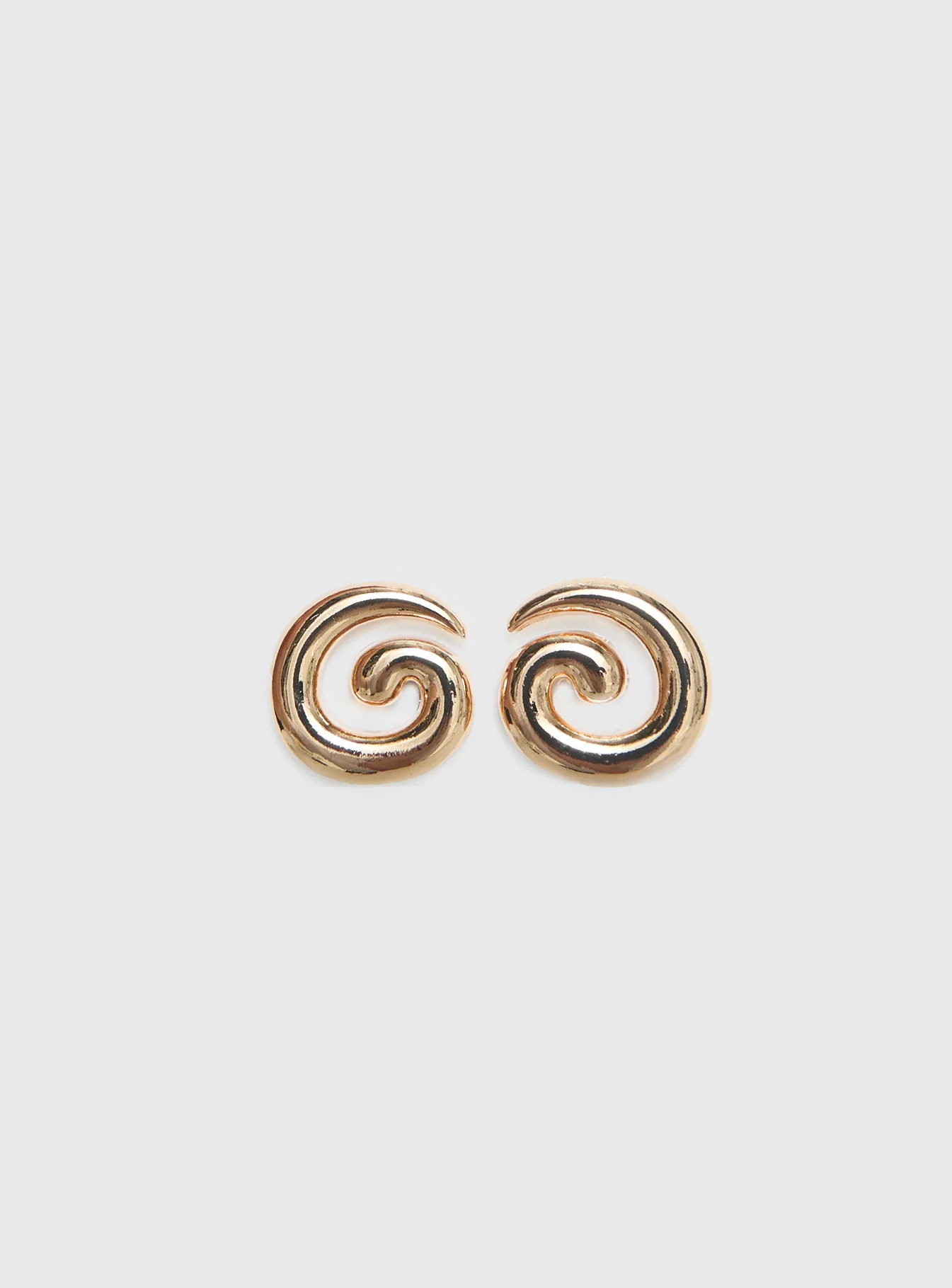 Sold On You Spiral Earrings Gold - Image 2