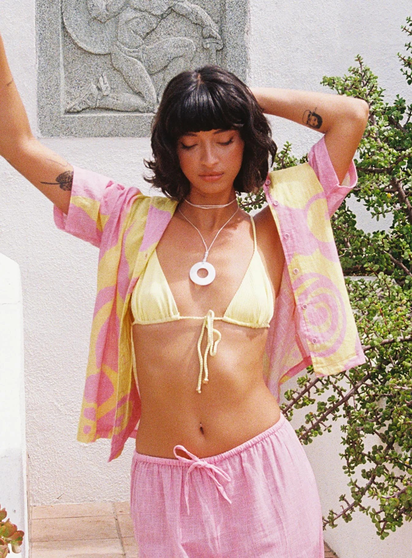 Sollene Top Pink / Yellow - Image 2